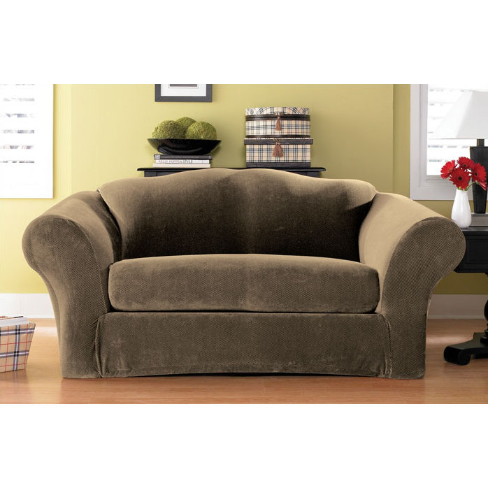 Sure Fit Stretch Pique Separate Seat Sofa Slipcover & Reviews Wayfair