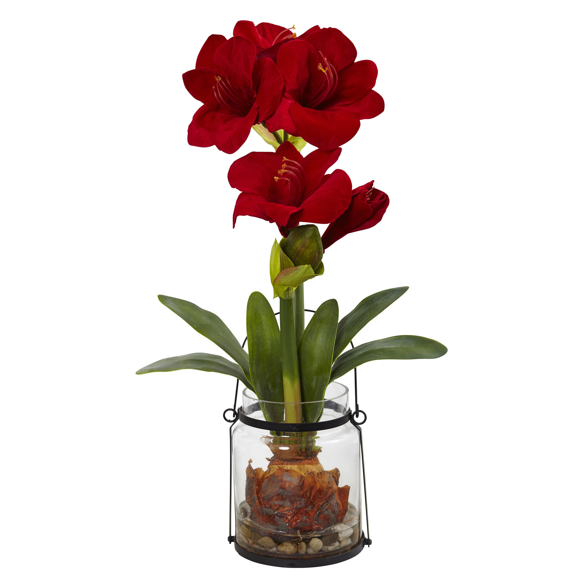 Nearly Natural Amaryllis Arrangements & Reviews Wayfair.ca