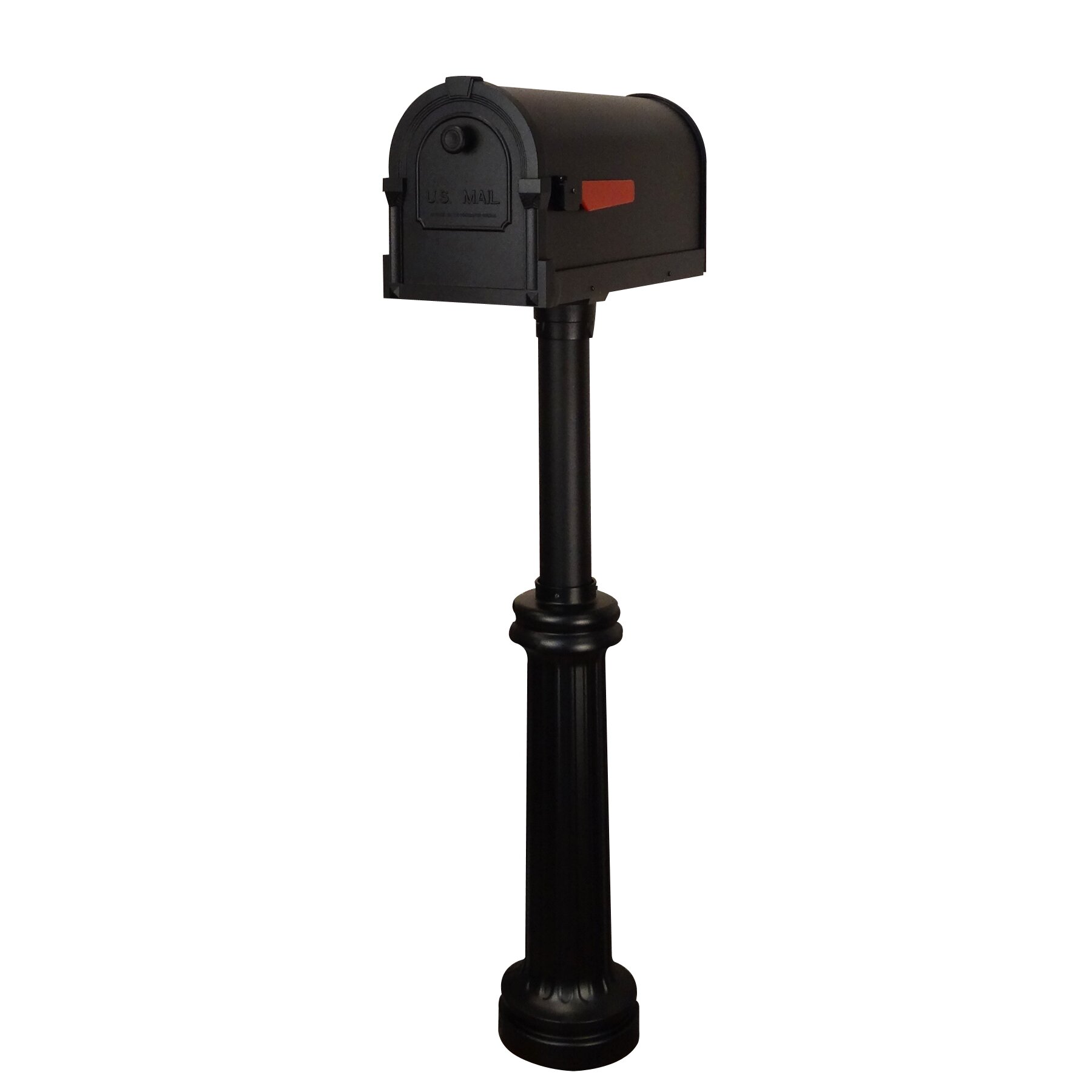 Special Lite Products Savannah Pedestal Mounted Mailbox with Rain