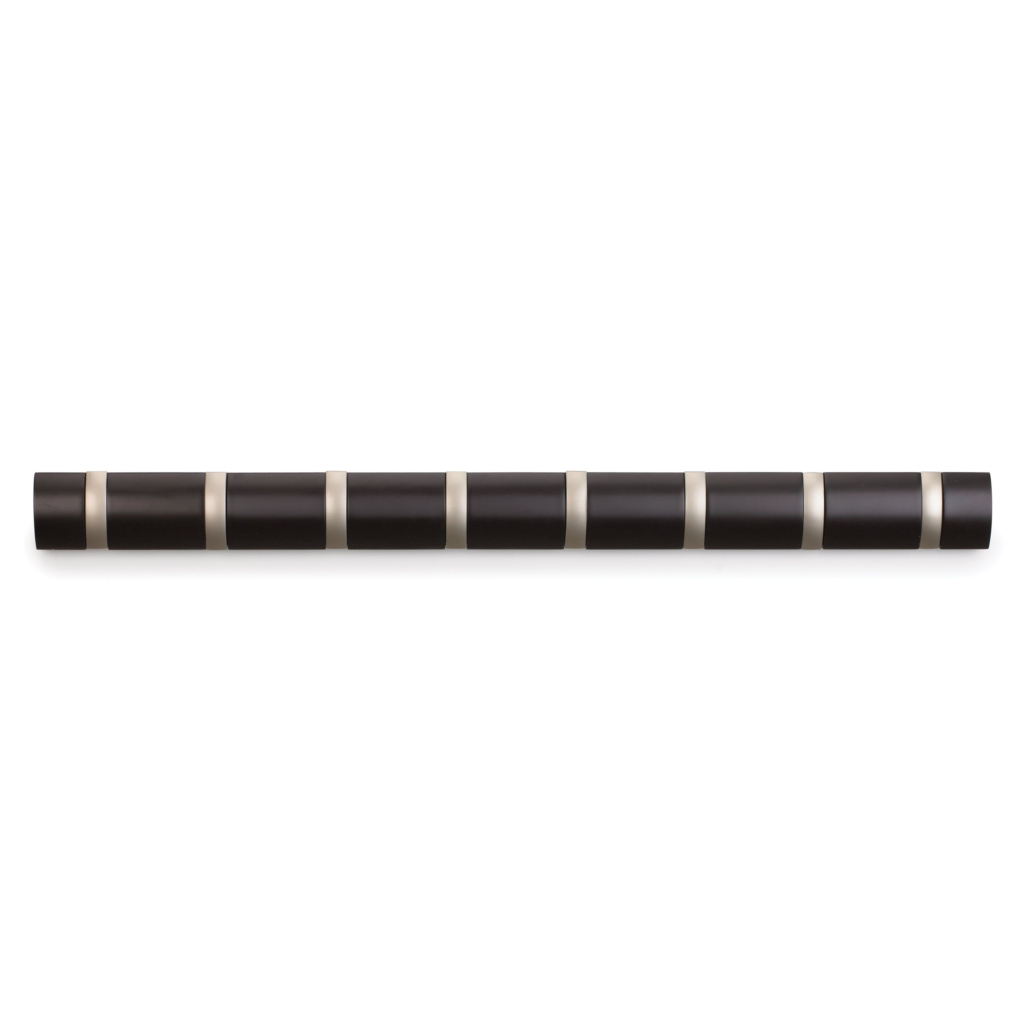 umbra flip 8 hook wall mounted floating coat rack