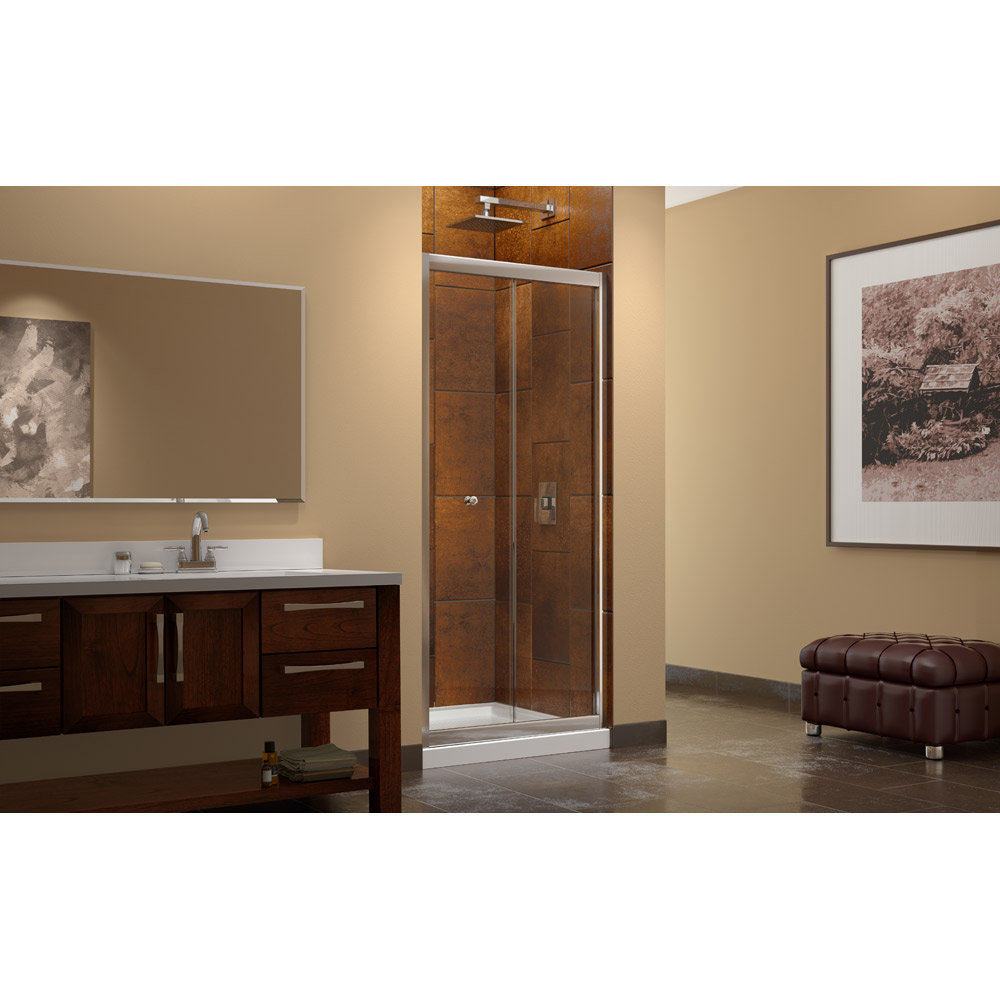 DreamLine Butterfly 31.5" X 72" Folding Frameless Shower Door & Reviews