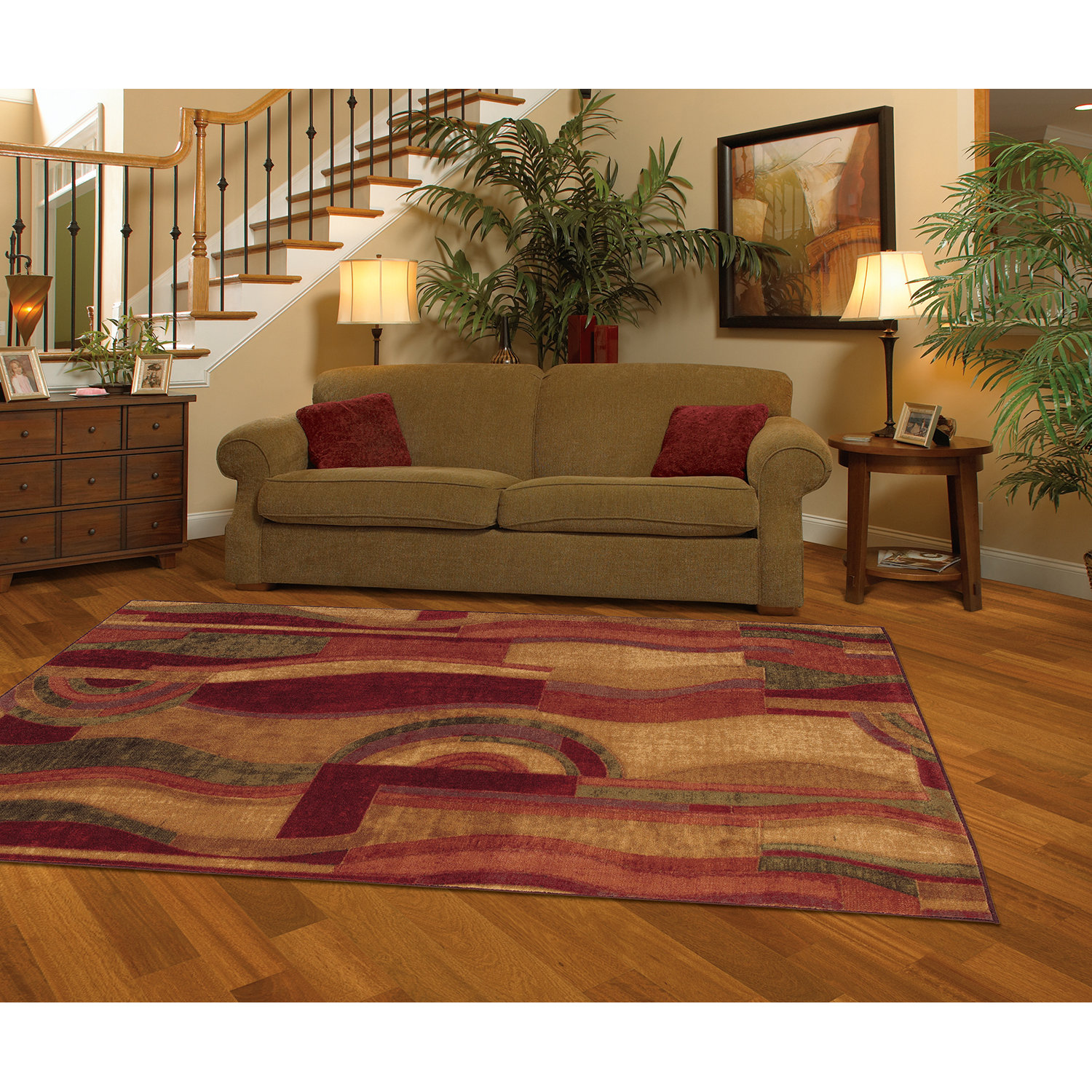 Latitude Run Jeanie Wine Area Rug & Reviews Wayfair