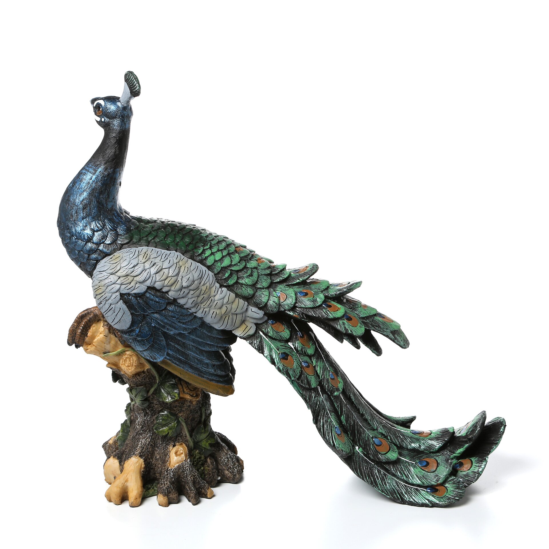 Design Toscano Palace Peacock Garden Statue & Reviews | Wayfair