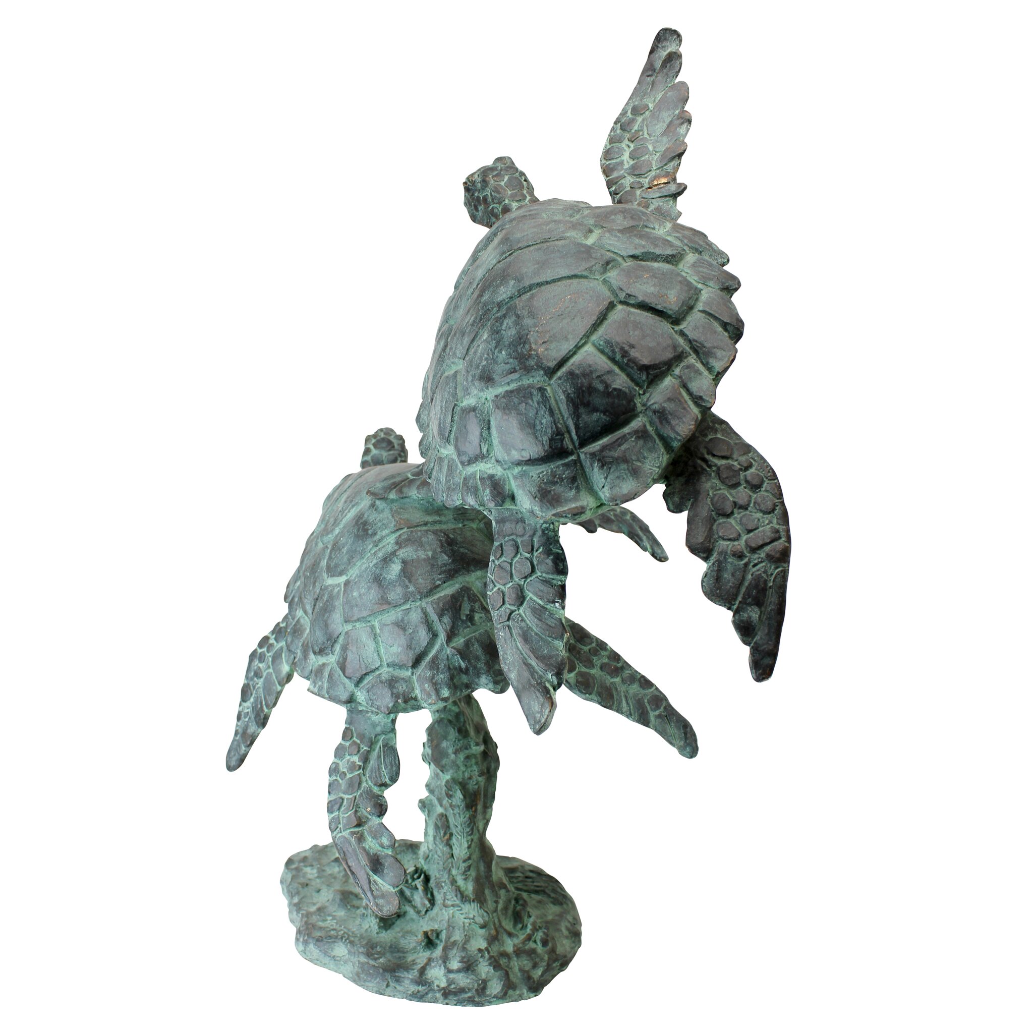 sea turtle outdoor statue