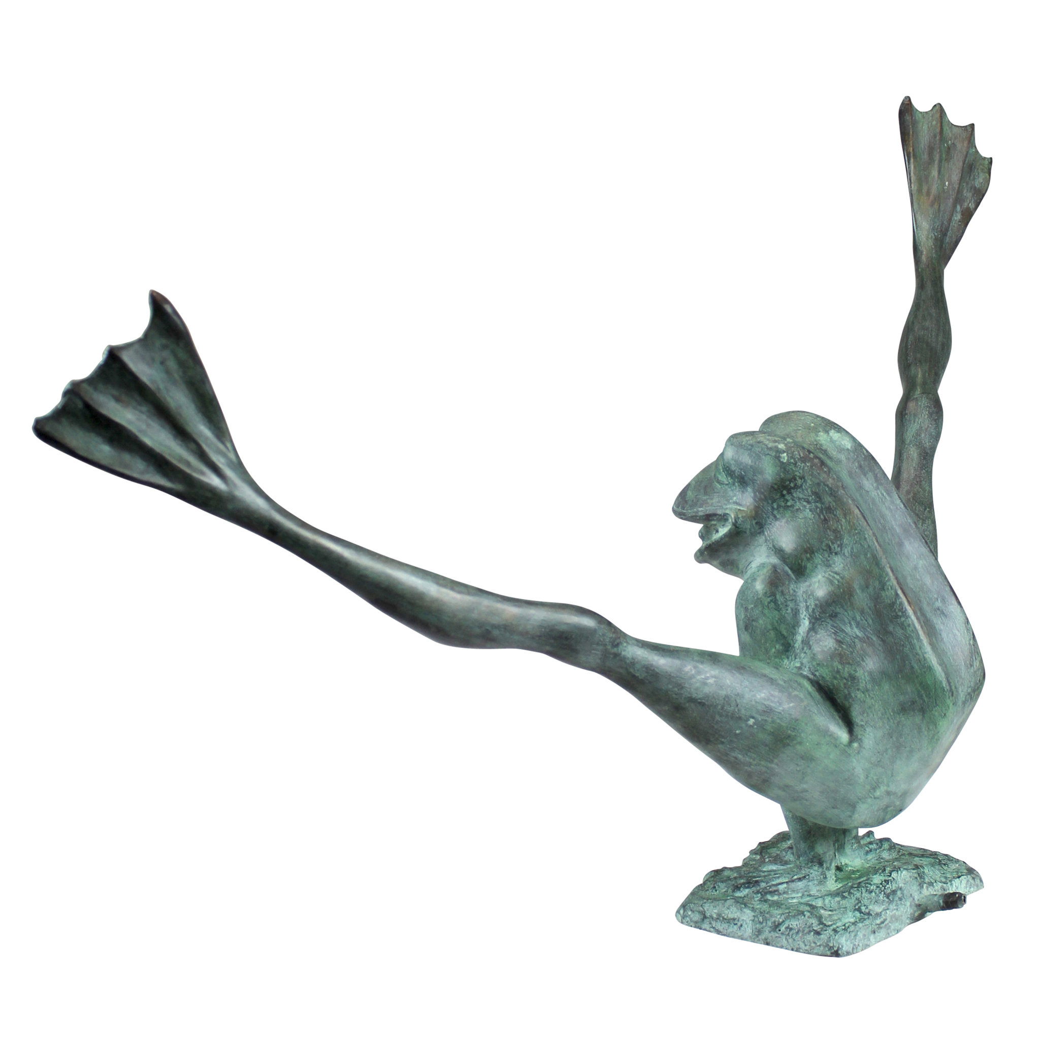 Design Toscano Crazy Legs Leap Frog Garden Statue Wayfair