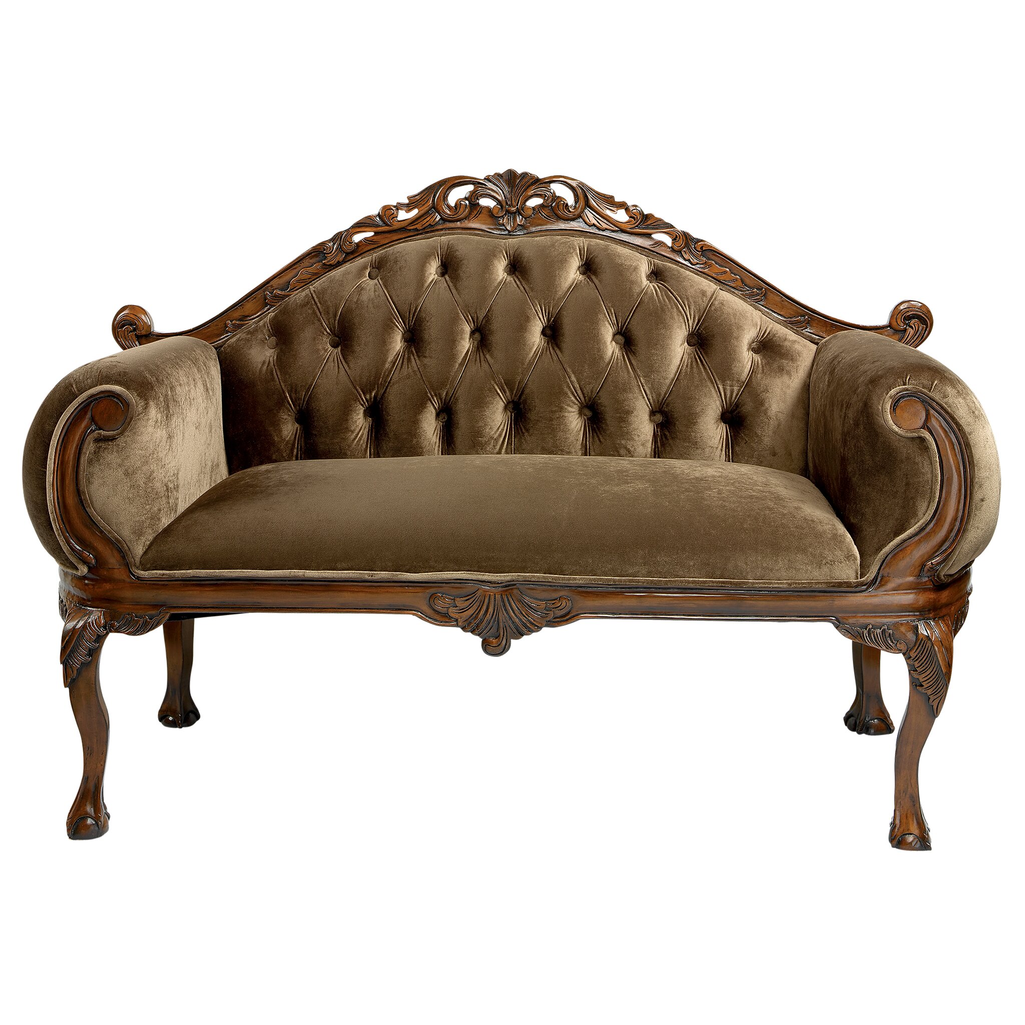 Design Toscano Mademoiselle Moreau's French Salon Settee Modular Sofa ...