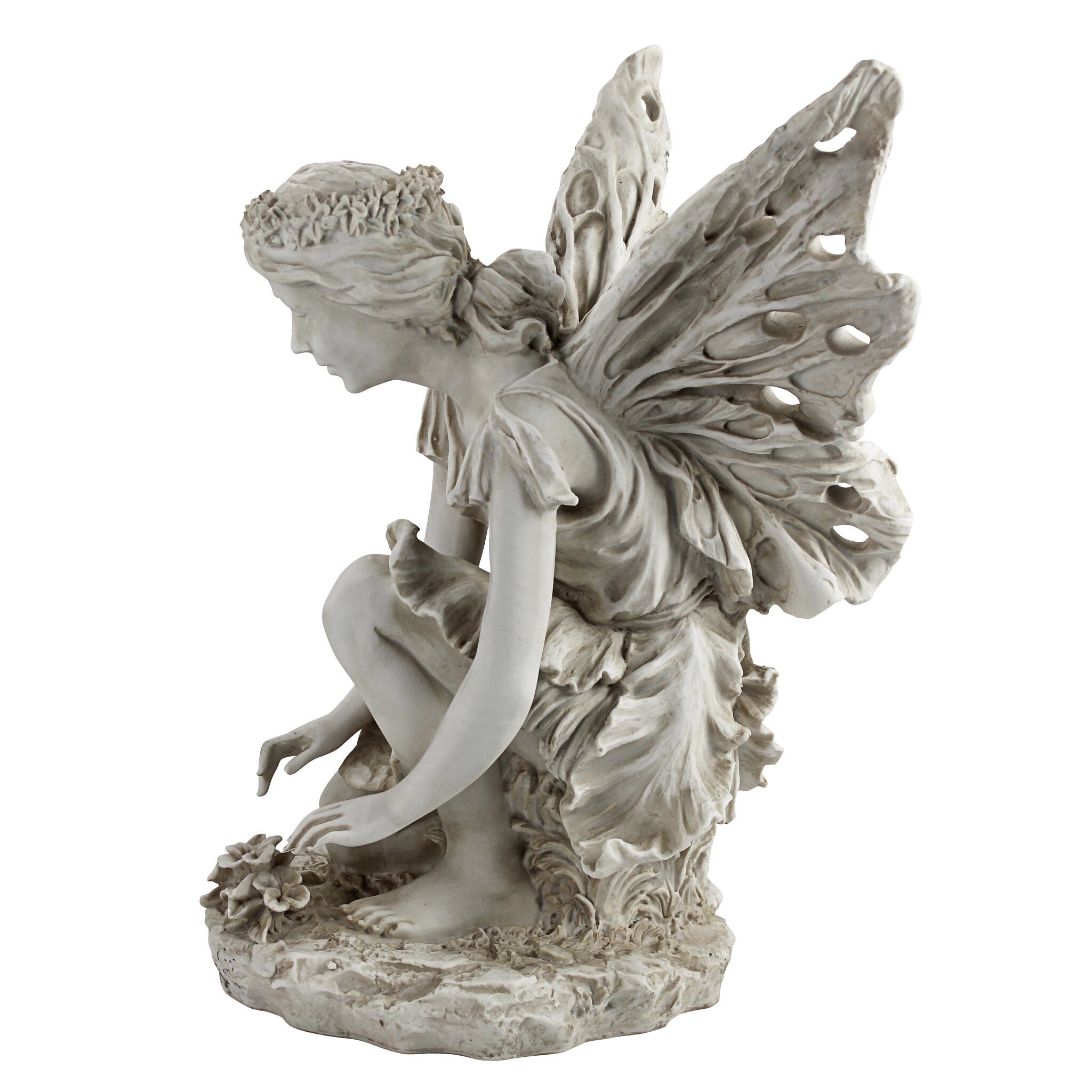 flower fairy statue