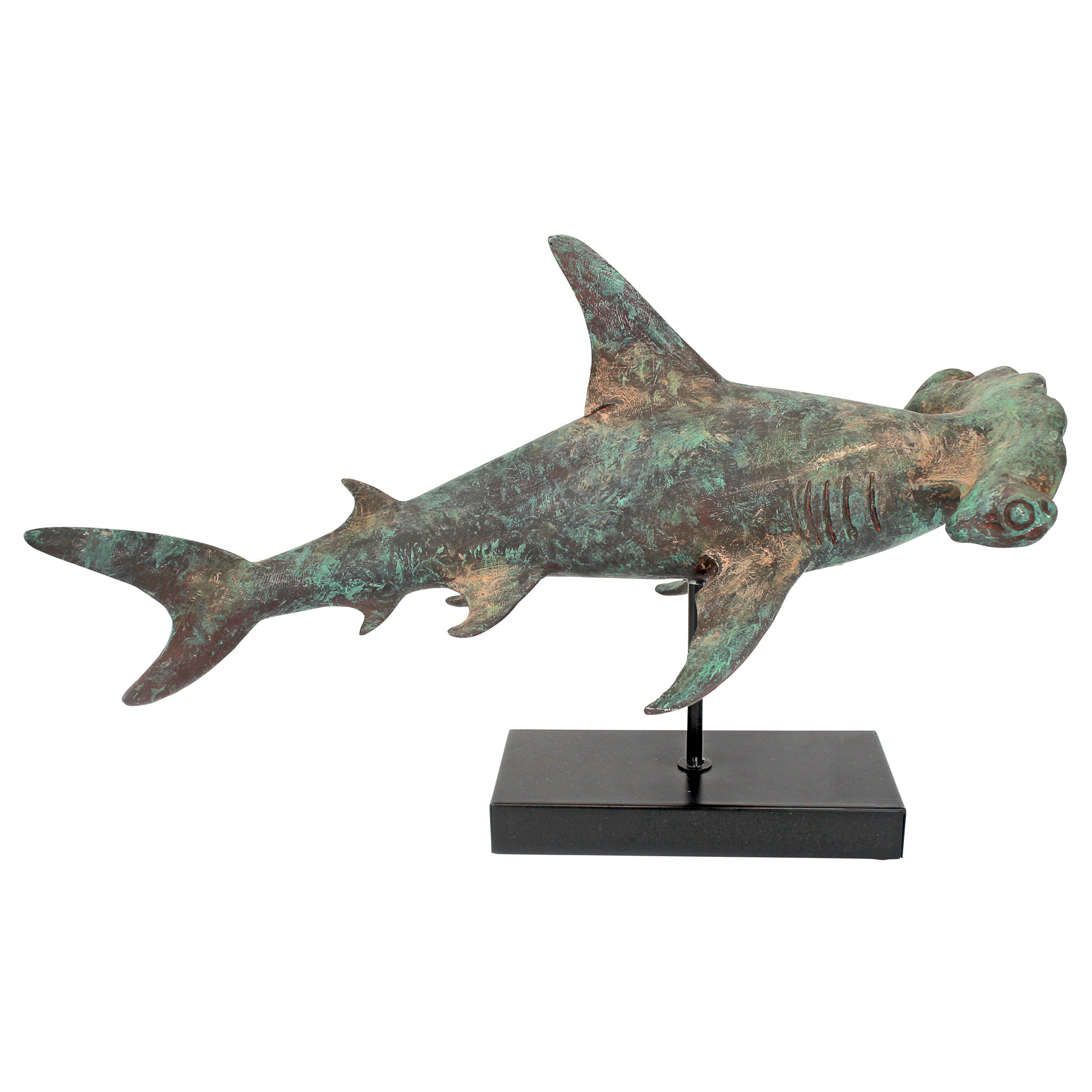 Design Toscano Consummate Predator Hammerhead Shark Statue Wayfair