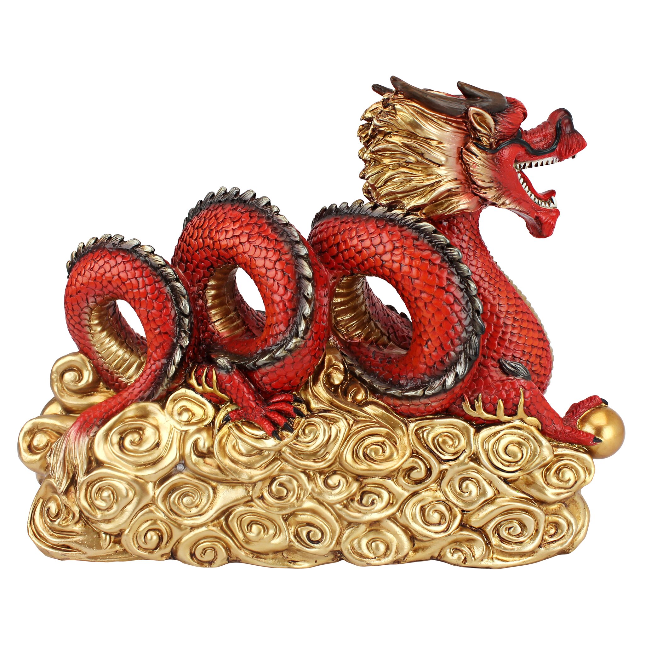 Design Toscano Asian Zen Dragon Garden Statue Wayfair