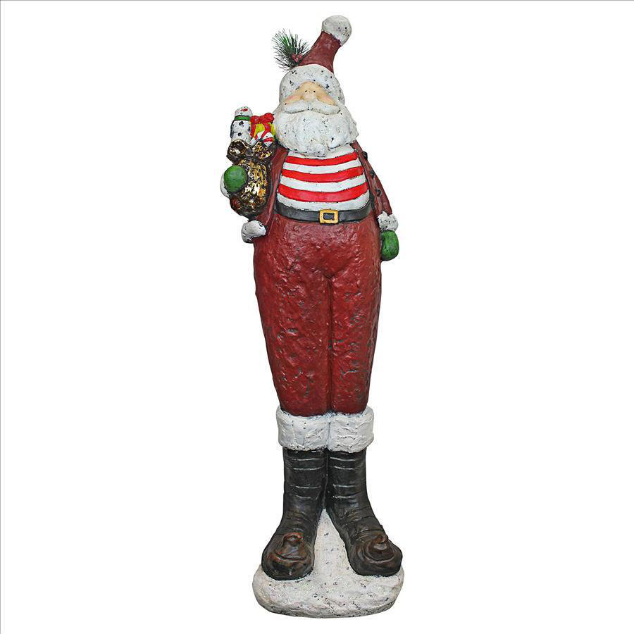 design toscano chillin with santa claus holiday statue design toscano chillin with santa claus holiday statue