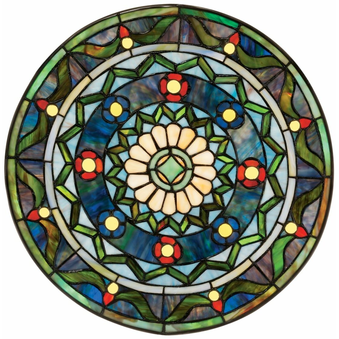 Design Toscano Kaleidoscope Stained Glass Window & Reviews | Wayfair.ca