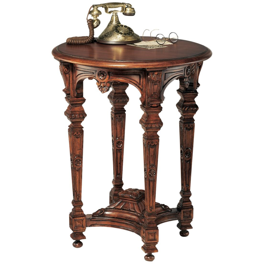 Design Toscano Louis XIV Mahogany End Table & Reviews Wayfair