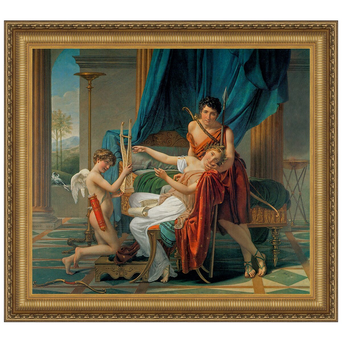 Design Toscano Sappho and Phaon, 1809 by JacquesLouis