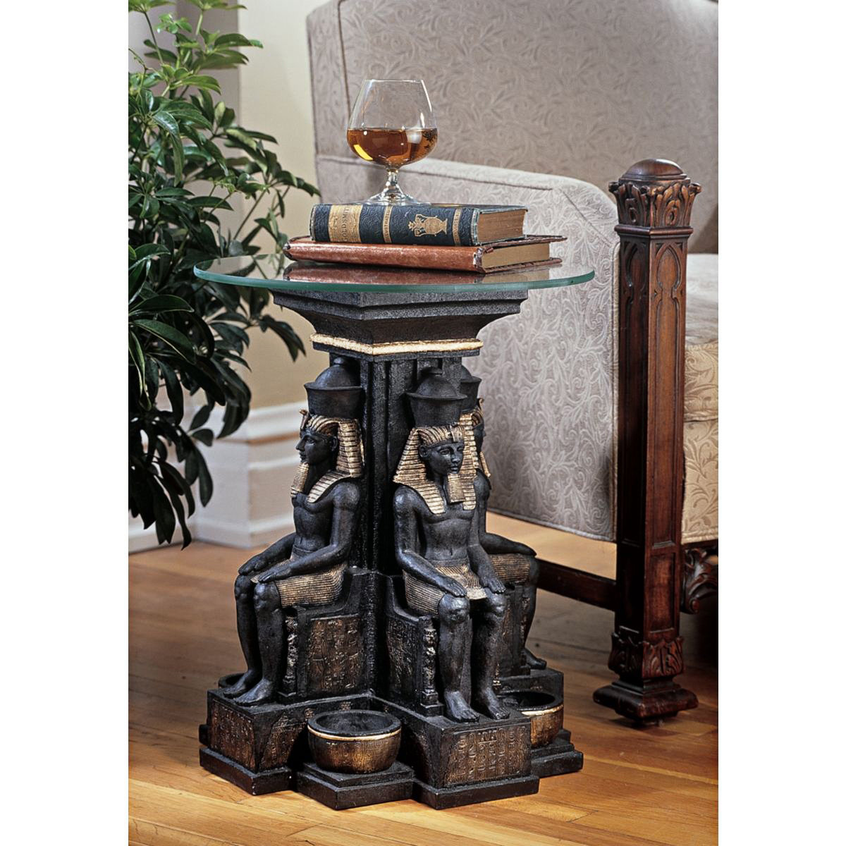 Design Toscano Ramses II Egyptian Sculptural End Table & Reviews Wayfair