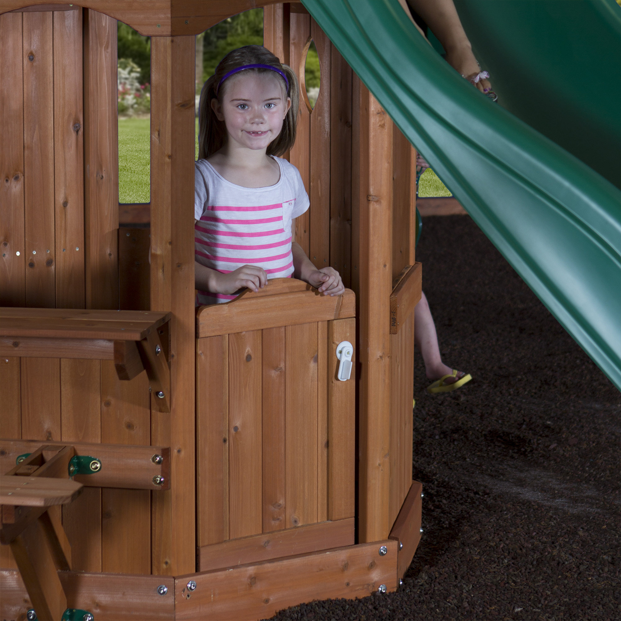 Backyard Discovery Woodland All Cedar Swing Set & Reviews Wayfair