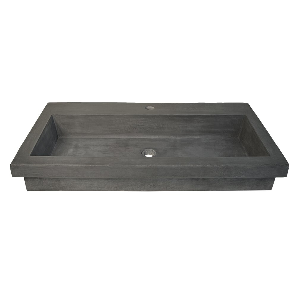 Native Trails Trough Stone Bathroom Sink And Reviews Wayfair