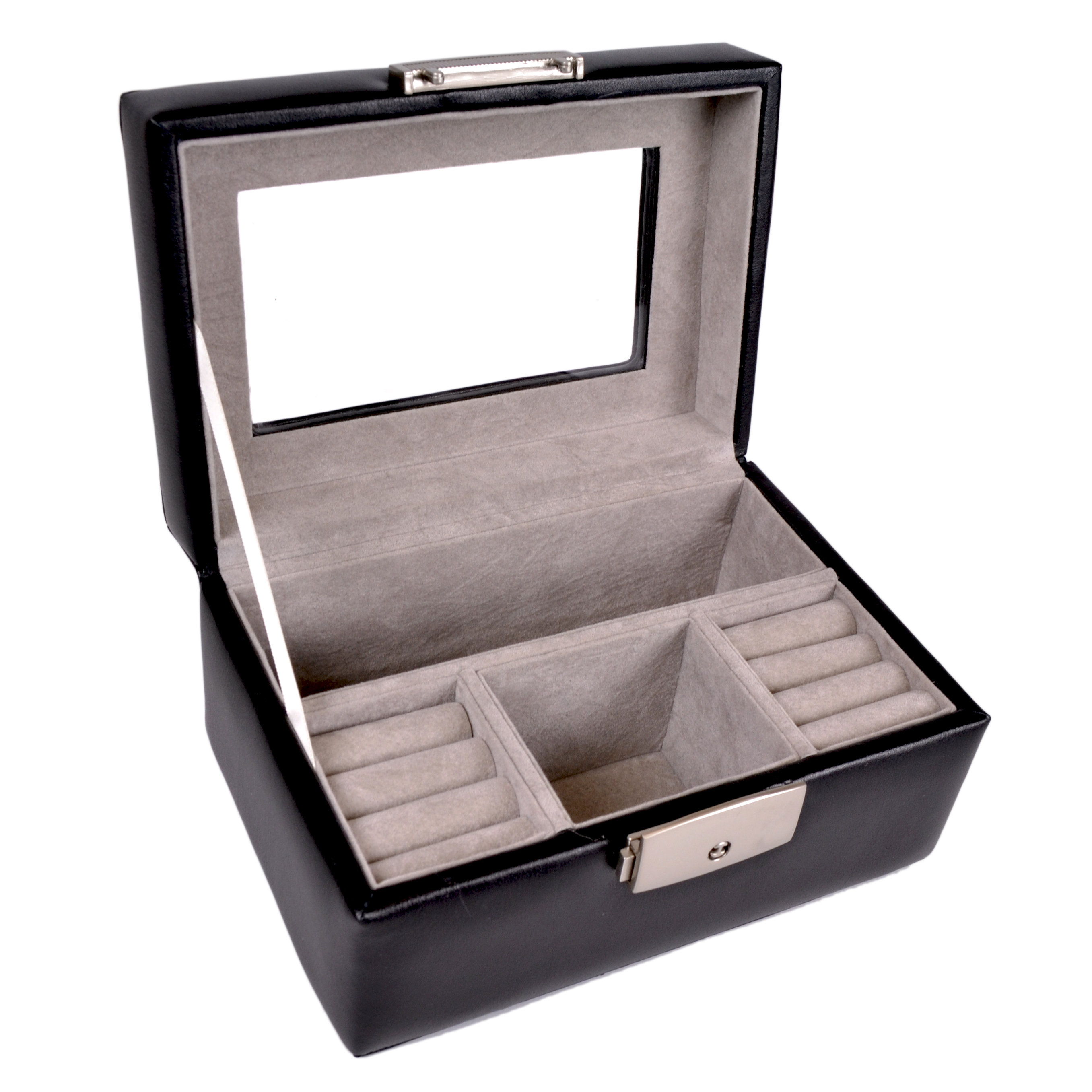 Royce Leather Genuine Leather Luxury Jewelry Watch Box & Reviews Wayfair
