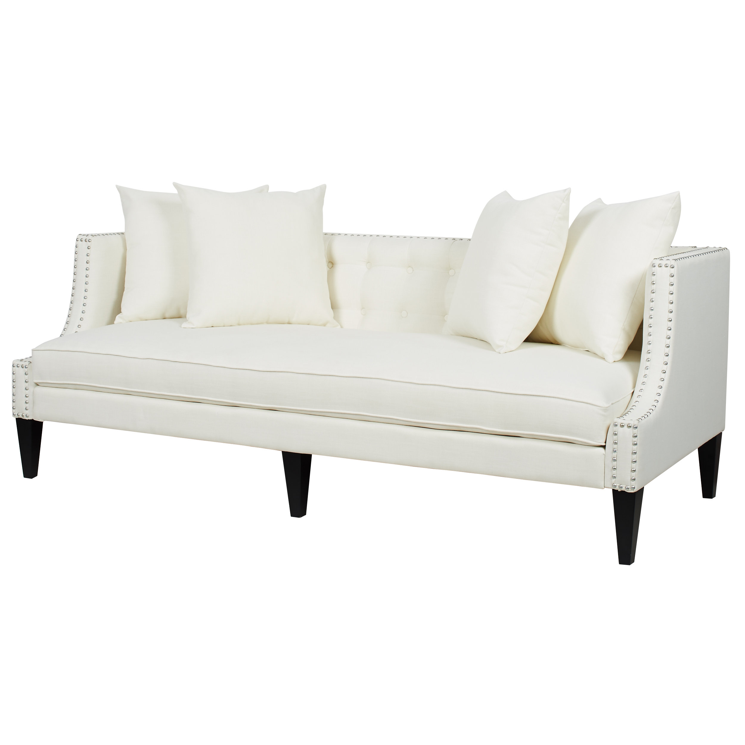 Jennifer Taylor Caroline Recessed Tuxedo Sofa & Reviews Wayfair