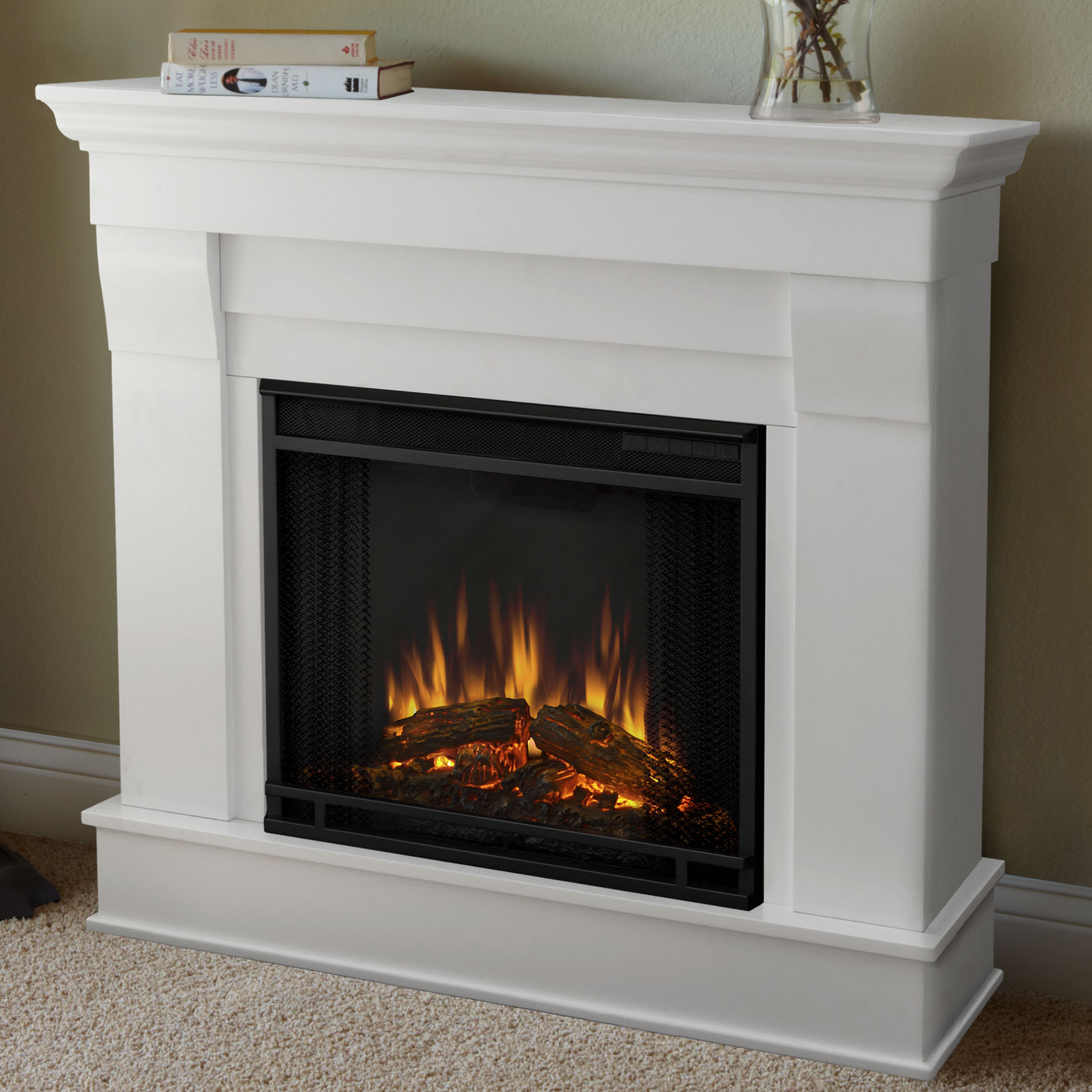 Real Flame Chateau Electric Fireplace  Reviews  Wayfair