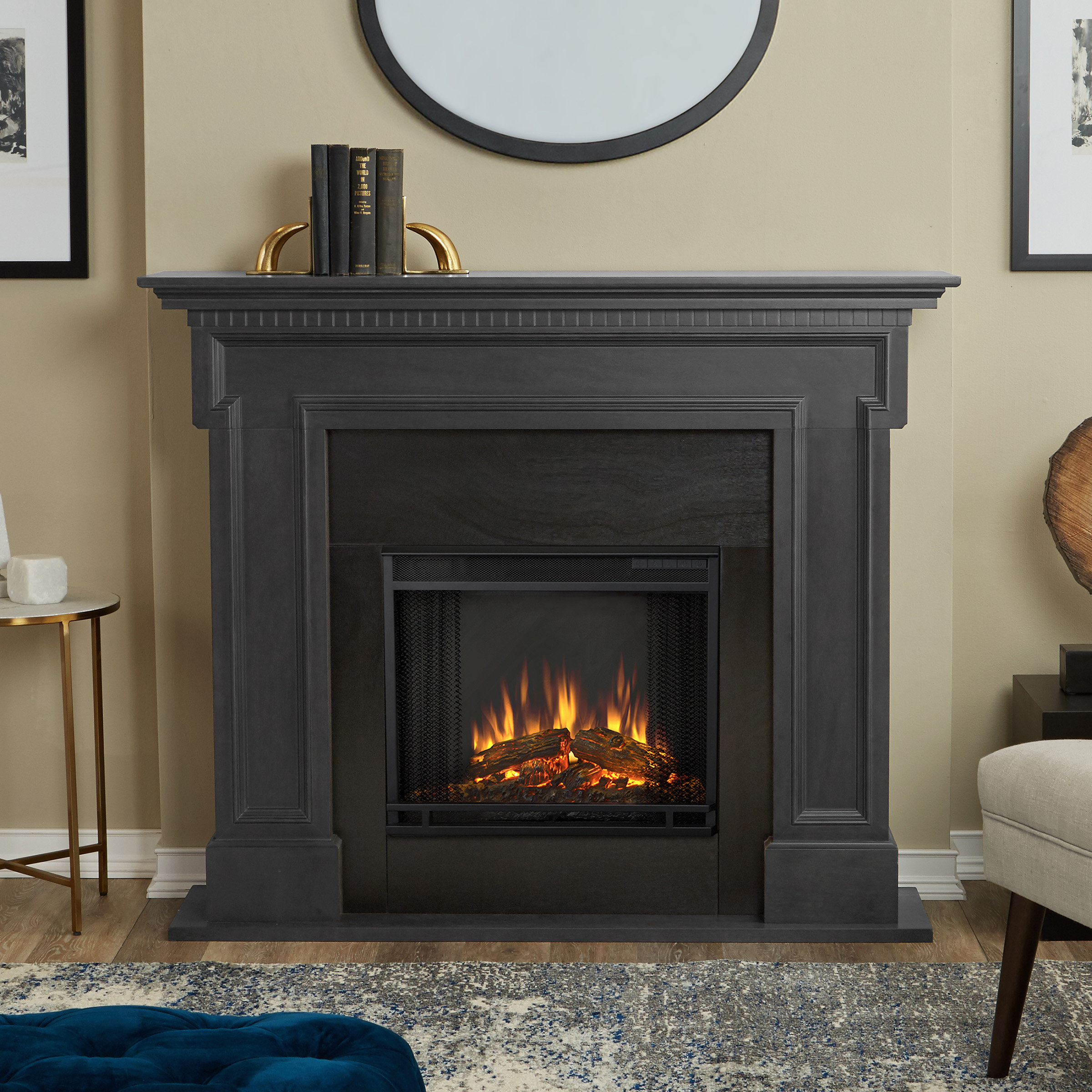 Real Flame Real Flame Thayer Electric Fireplace & Reviews Wayfair