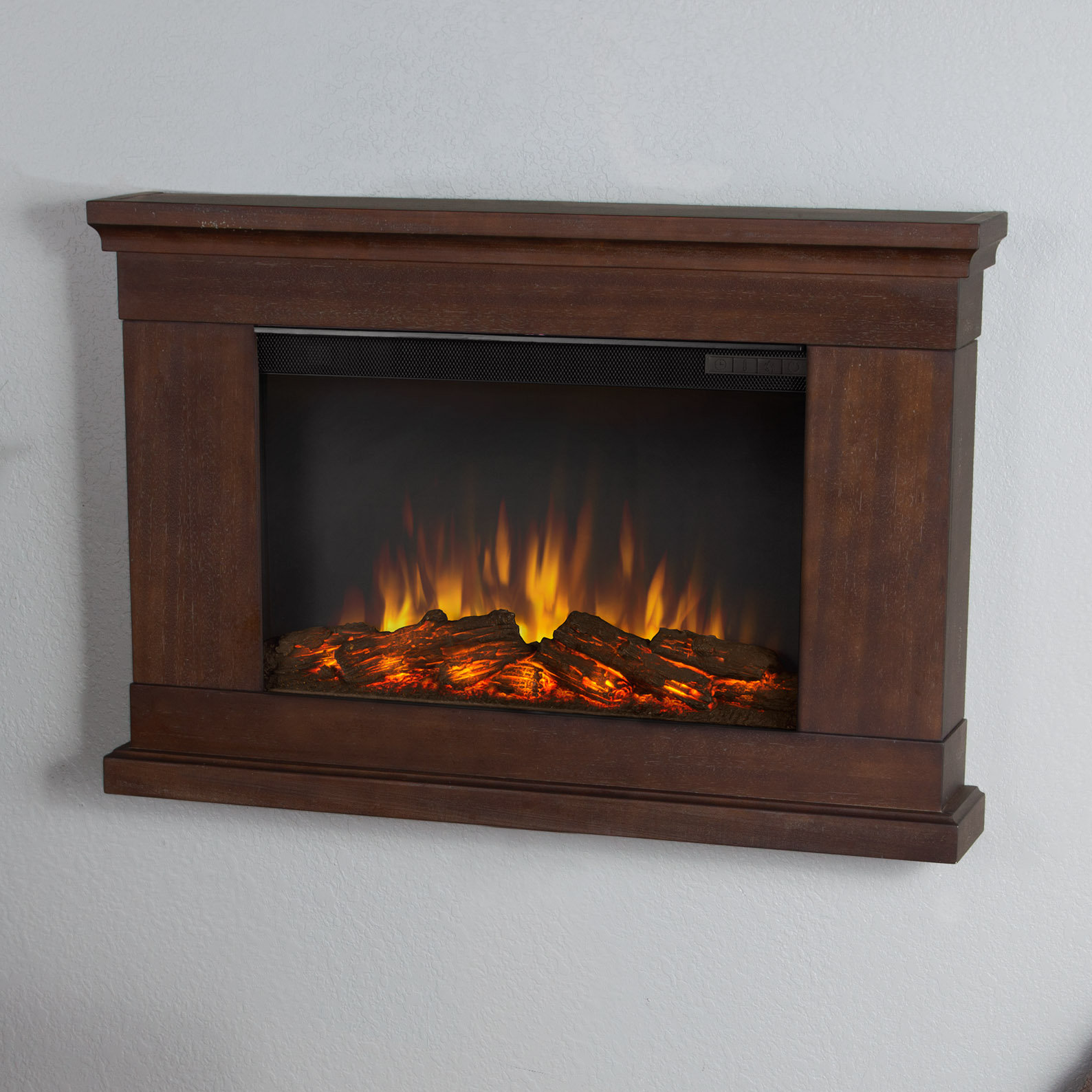 Real Flame Slim Wall Mount Electric Fireplace  Reviews  Wayfair