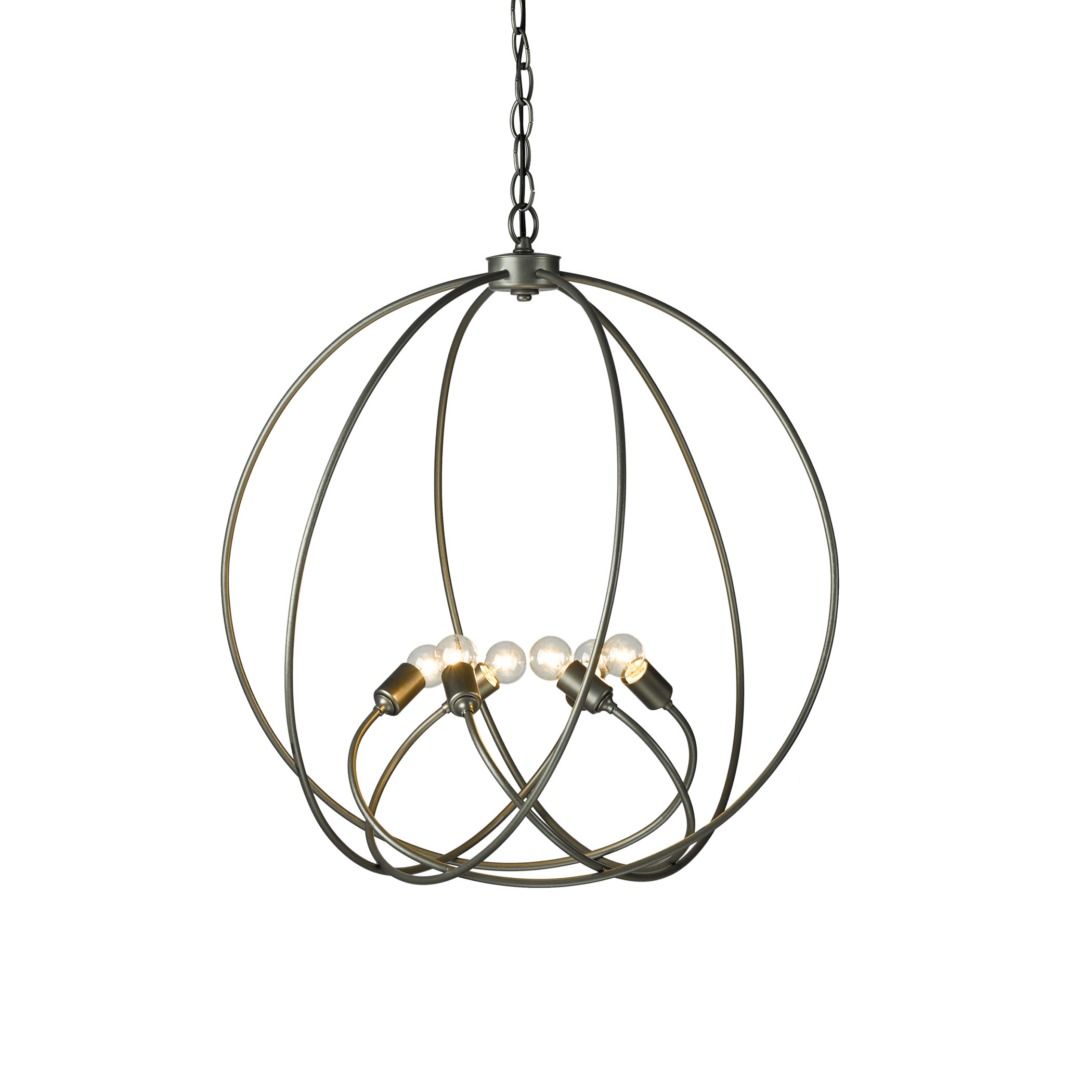 Hubbardton Orb 6 Light Globe Pendant Wayfair