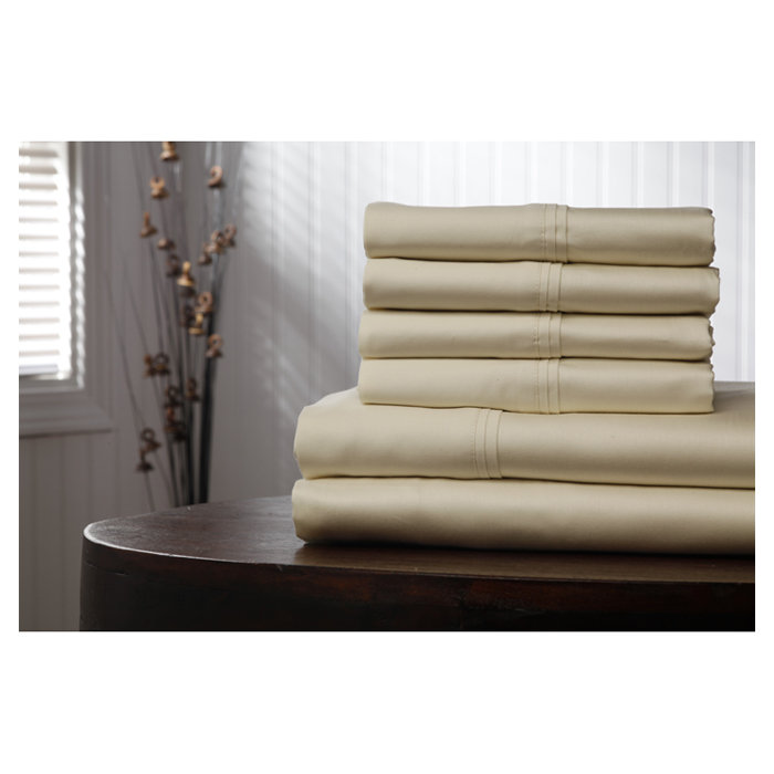 Southern Textiles 400 Thread Count Single Ply Sheet Set & Reviews Wayfair