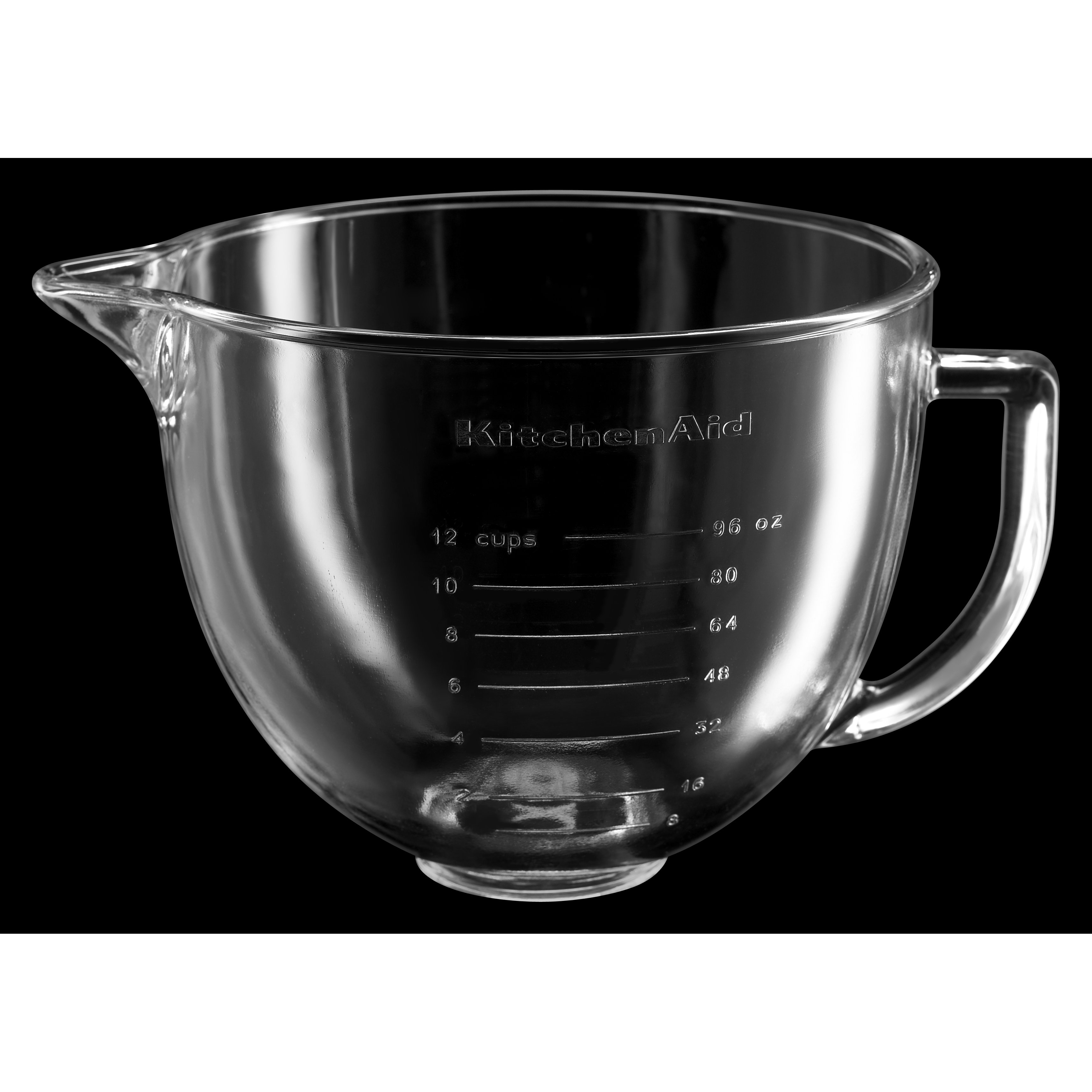 KitchenAid 5 Qt. Glass Bowl with Measurement Markings, Pour Spout & Lid & Reviews Wayfair