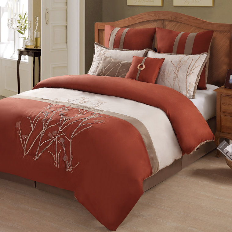luxury home taylor 8 piece comforter set reviews wayfair luxury home taylor 8 piece comforter set reviews wayfair