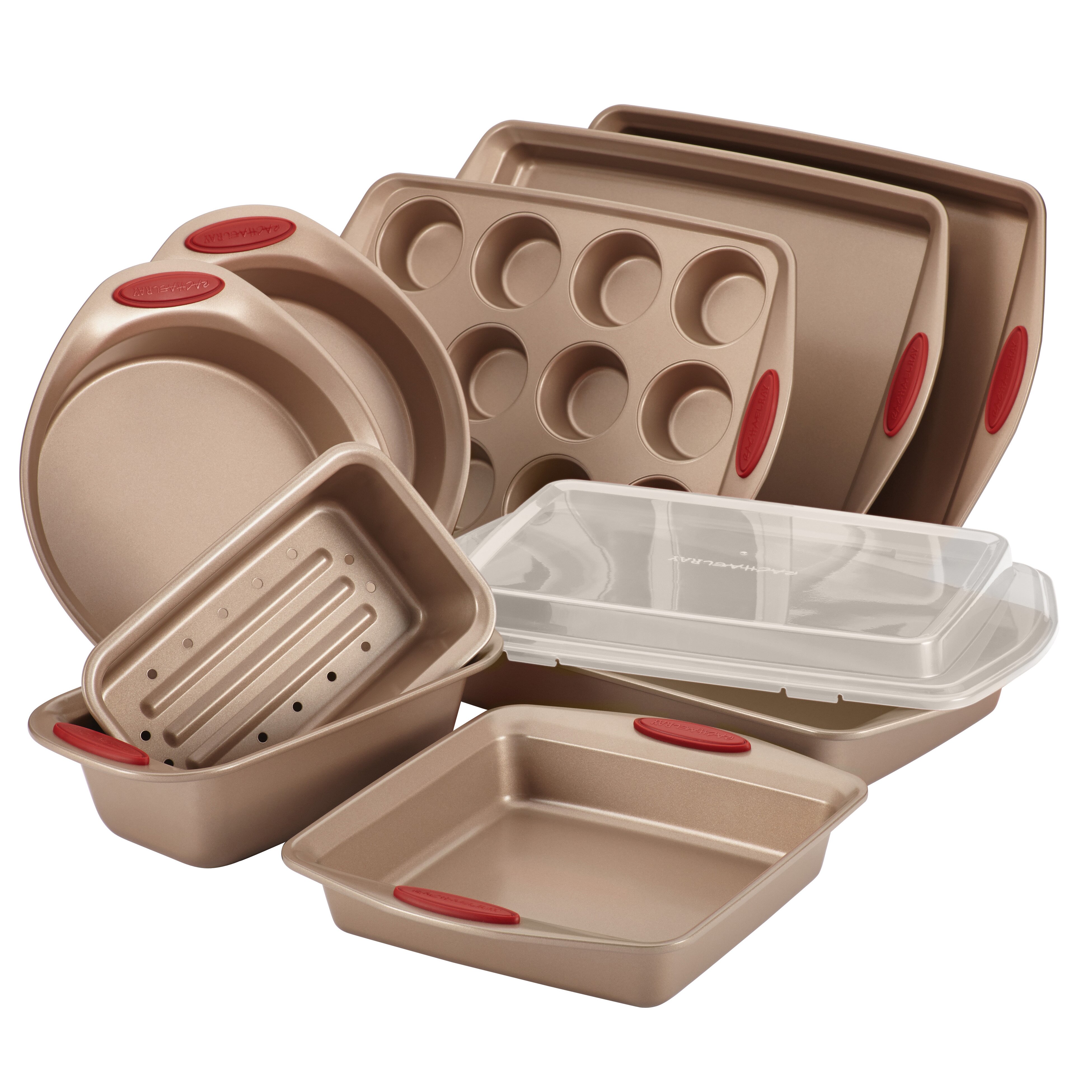 Rachael Ray Cucina 10 Piece Nonstick Bakeware Set & Reviews Wayfair