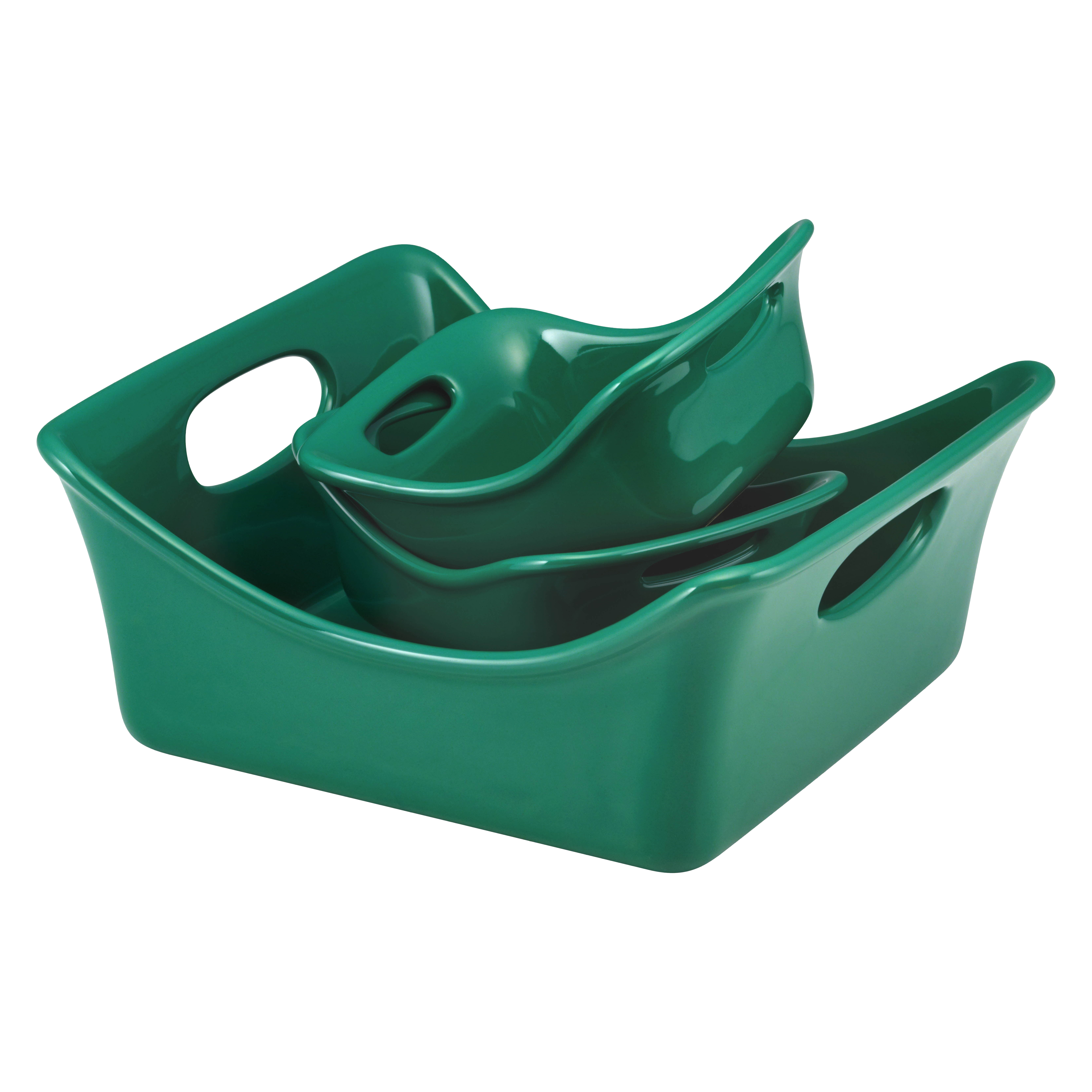 Rachael Ray Bubble & Brown 3 Piece Bakeware Set & Reviews Wayfair