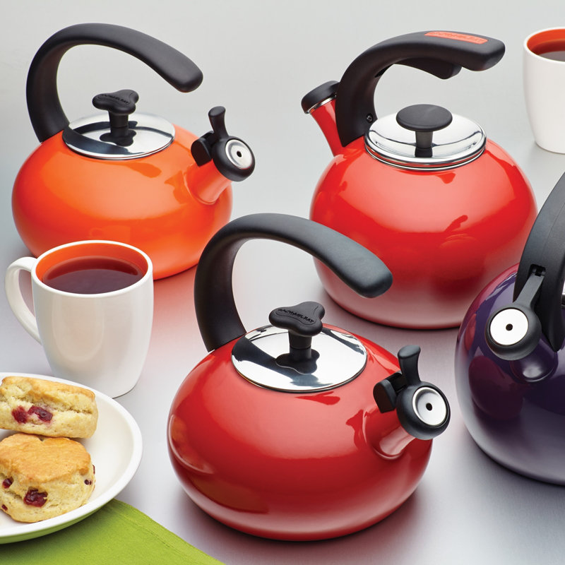 Rachael Ray 2 Qt. Crescent Tea Kettle & Reviews Wayfair
