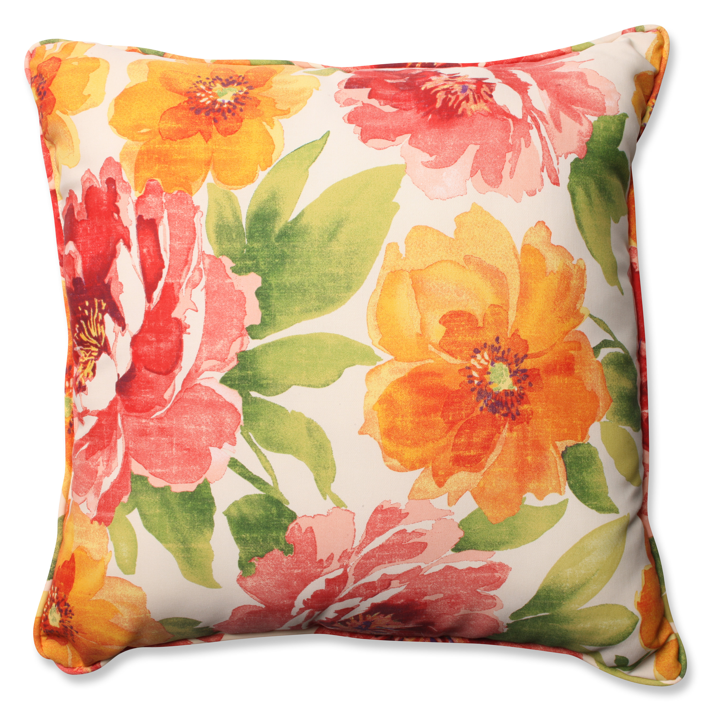 Pillow Perfect Muree Primrose Indoor/Outdoor Floor Pillow Wayfair
