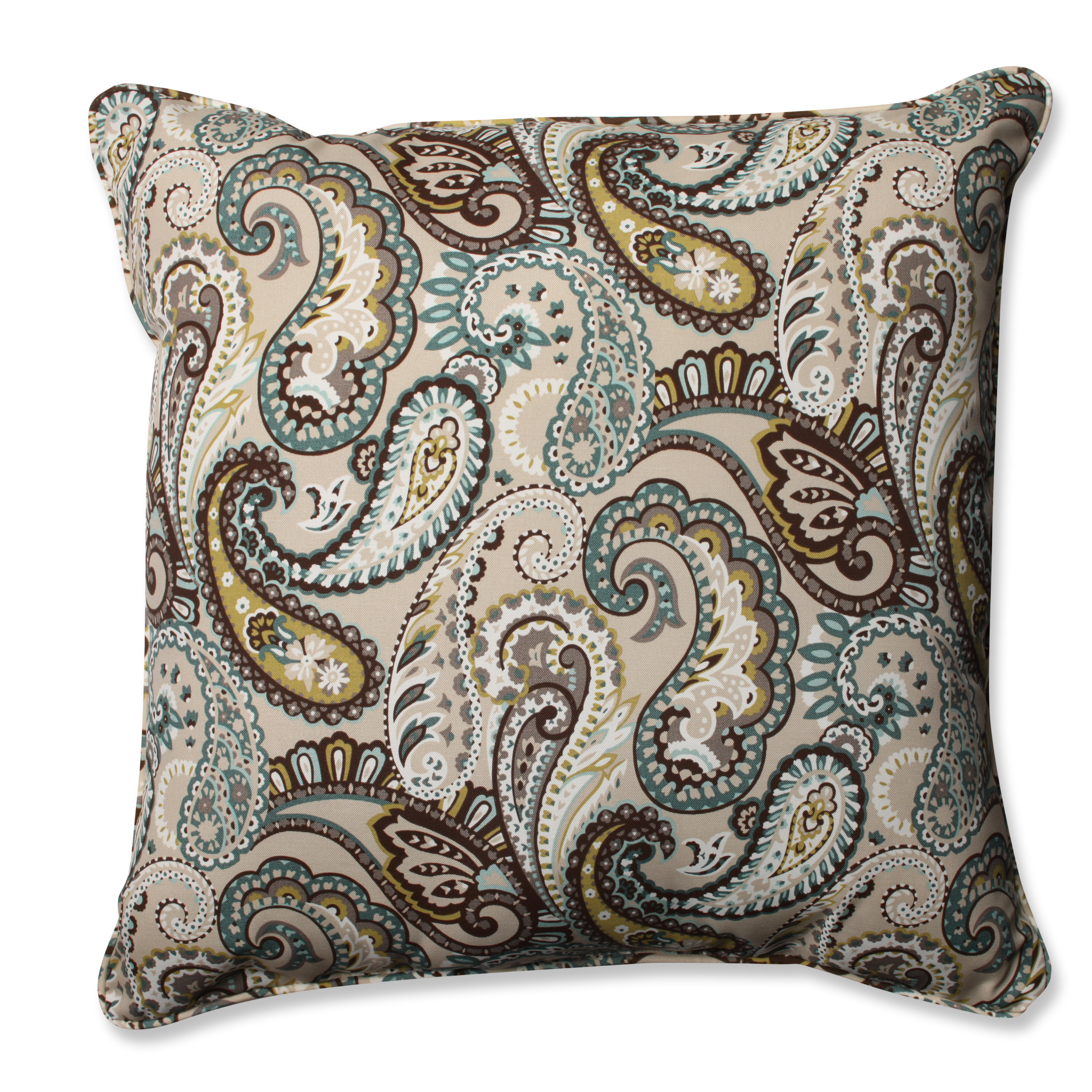 Pillow Perfect Tamara Paisley Quartz Outdoor/Indoor Throw Pillow & Reviews Wayfair.ca