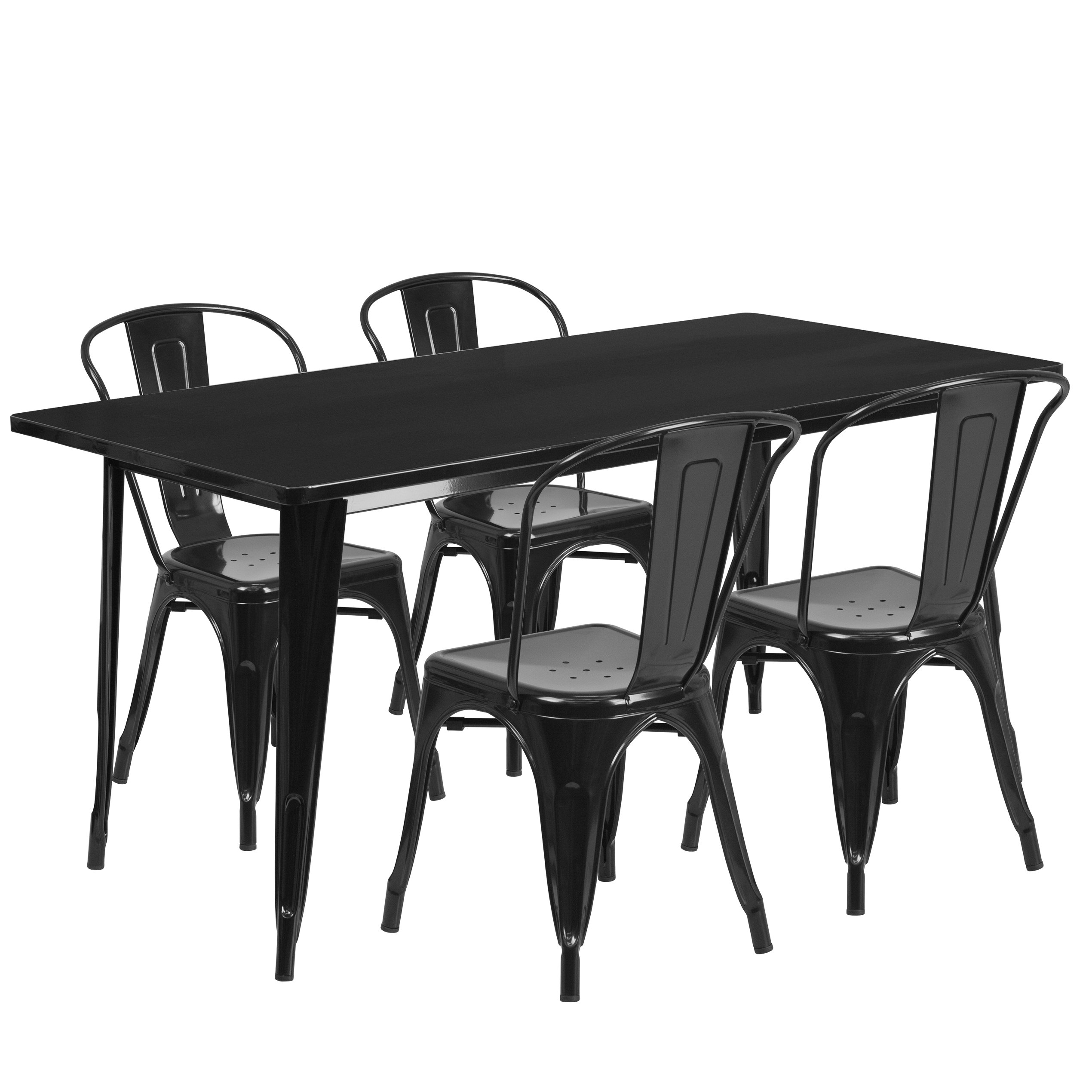 Flash Furniture 5 Piece Dining Set & Reviews Wayfair