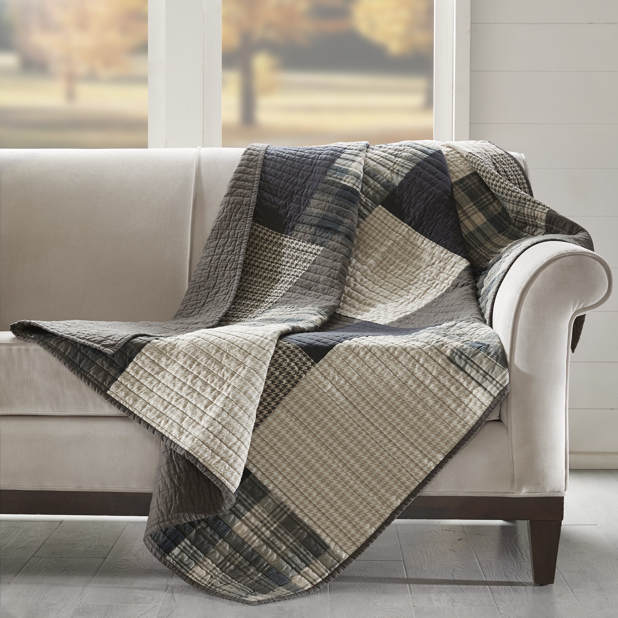 Woolrich Winter Hills Quilted Cotton Throw & Reviews Wayfair