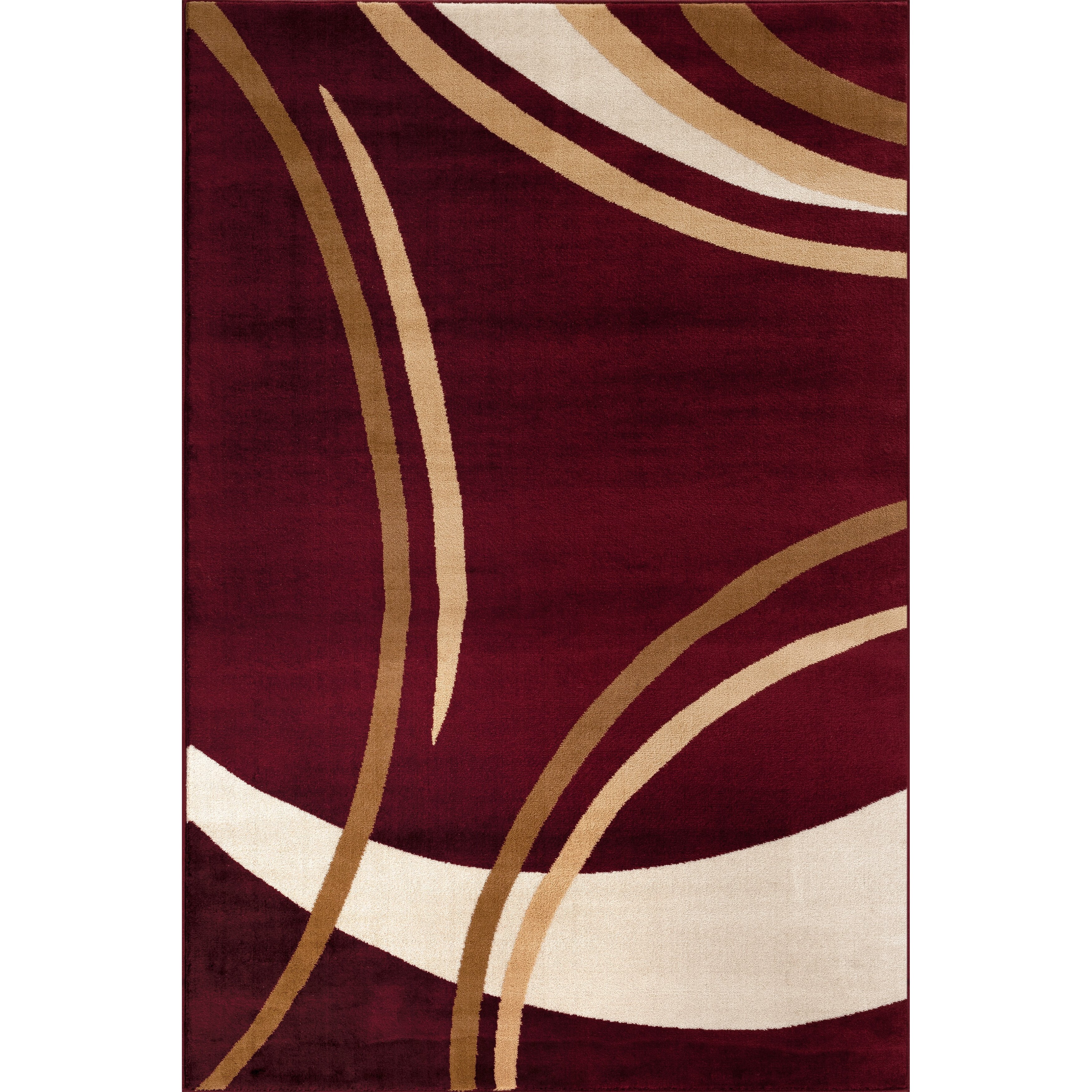 World Rug Gallery Alpine Burgundy Area Rug & Reviews | Wayfair