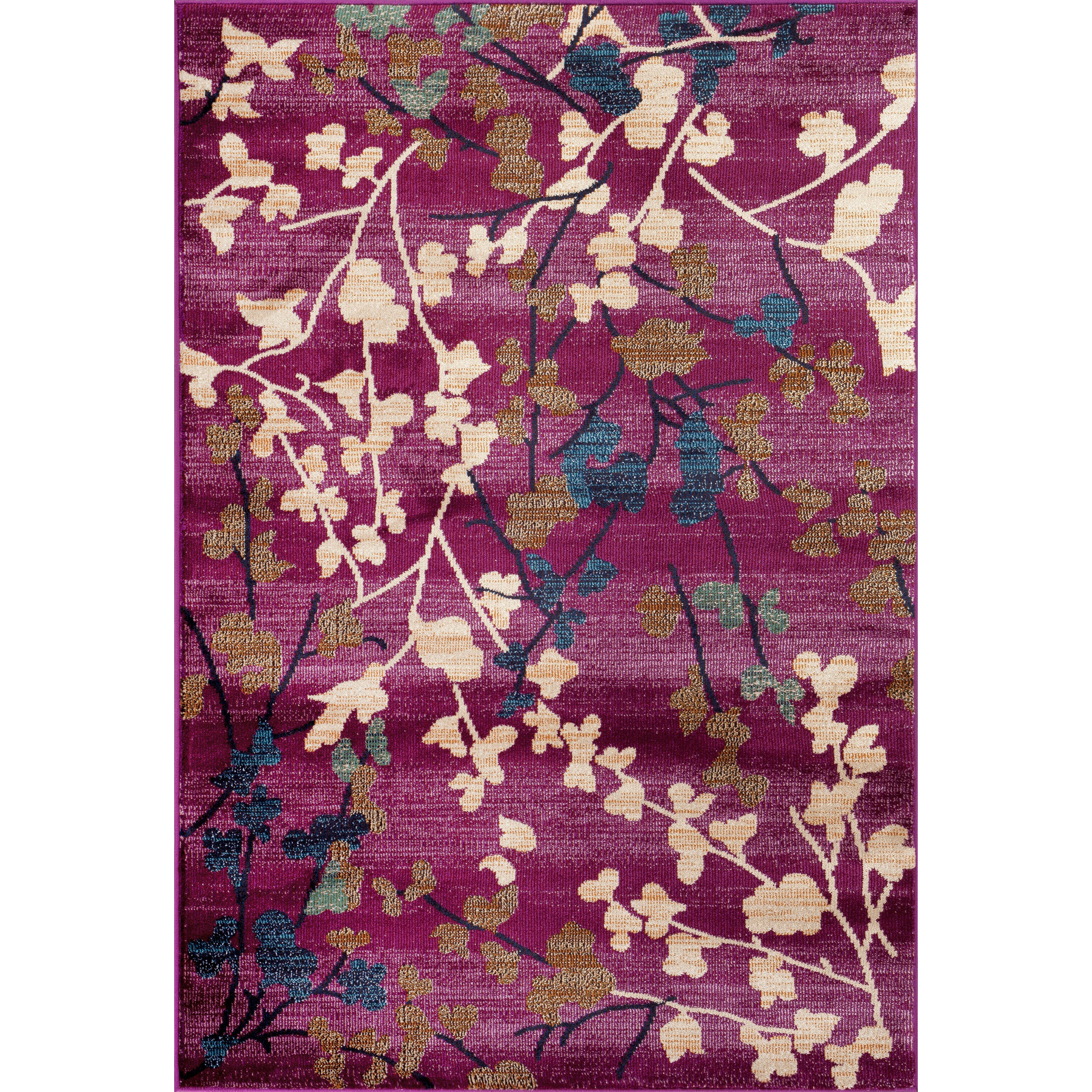 World Rug Gallery Loft Purple Area Rug & Reviews | Wayfair