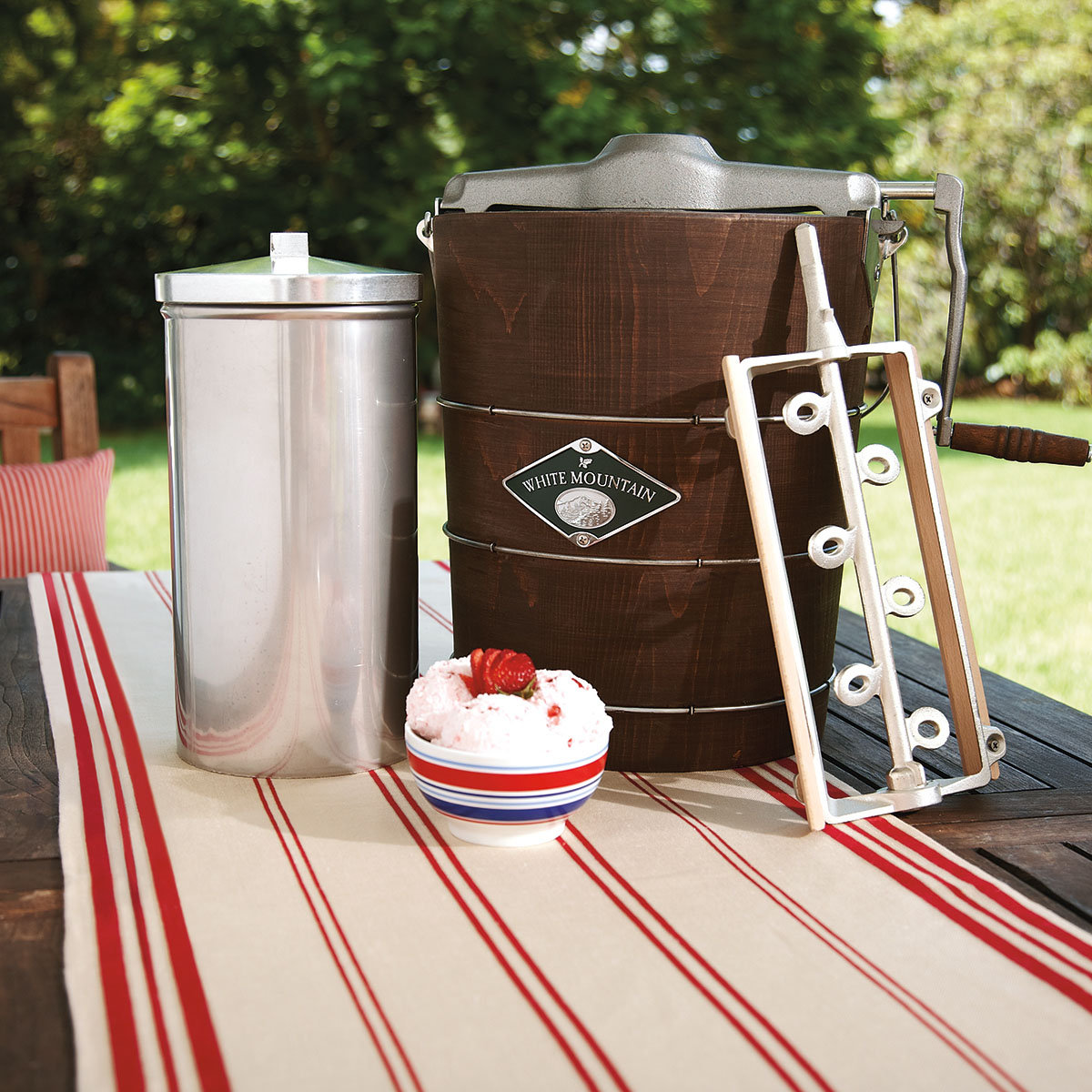 White Mountain 6qt. HandCrank Ice Cream Maker & Reviews Wayfair