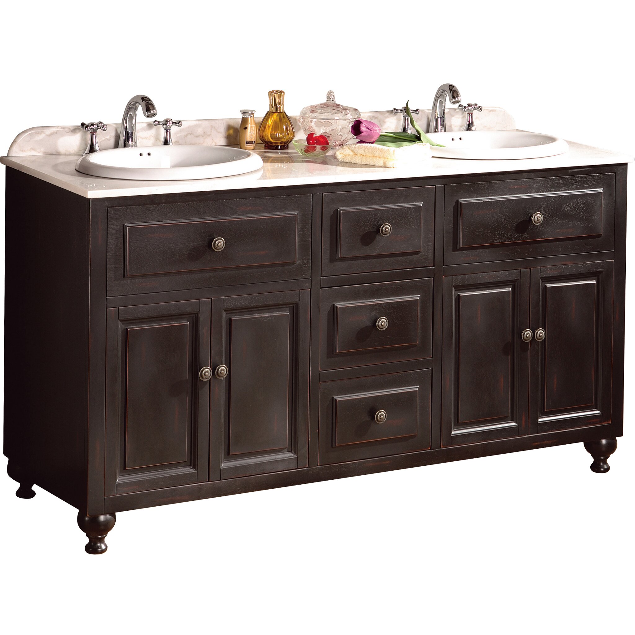 Ove Decors London 60" Double Bathroom Vanity Set & Reviews ...