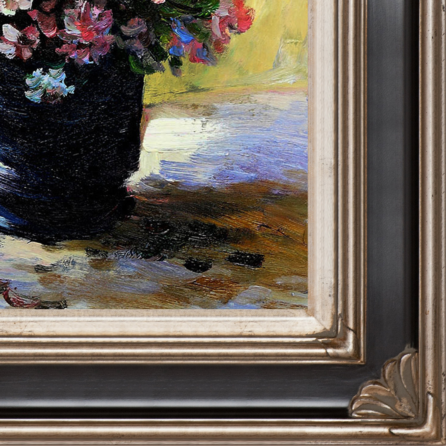 Tori Home Vase of Flowers by Claude Monet Framed Original Painting ...