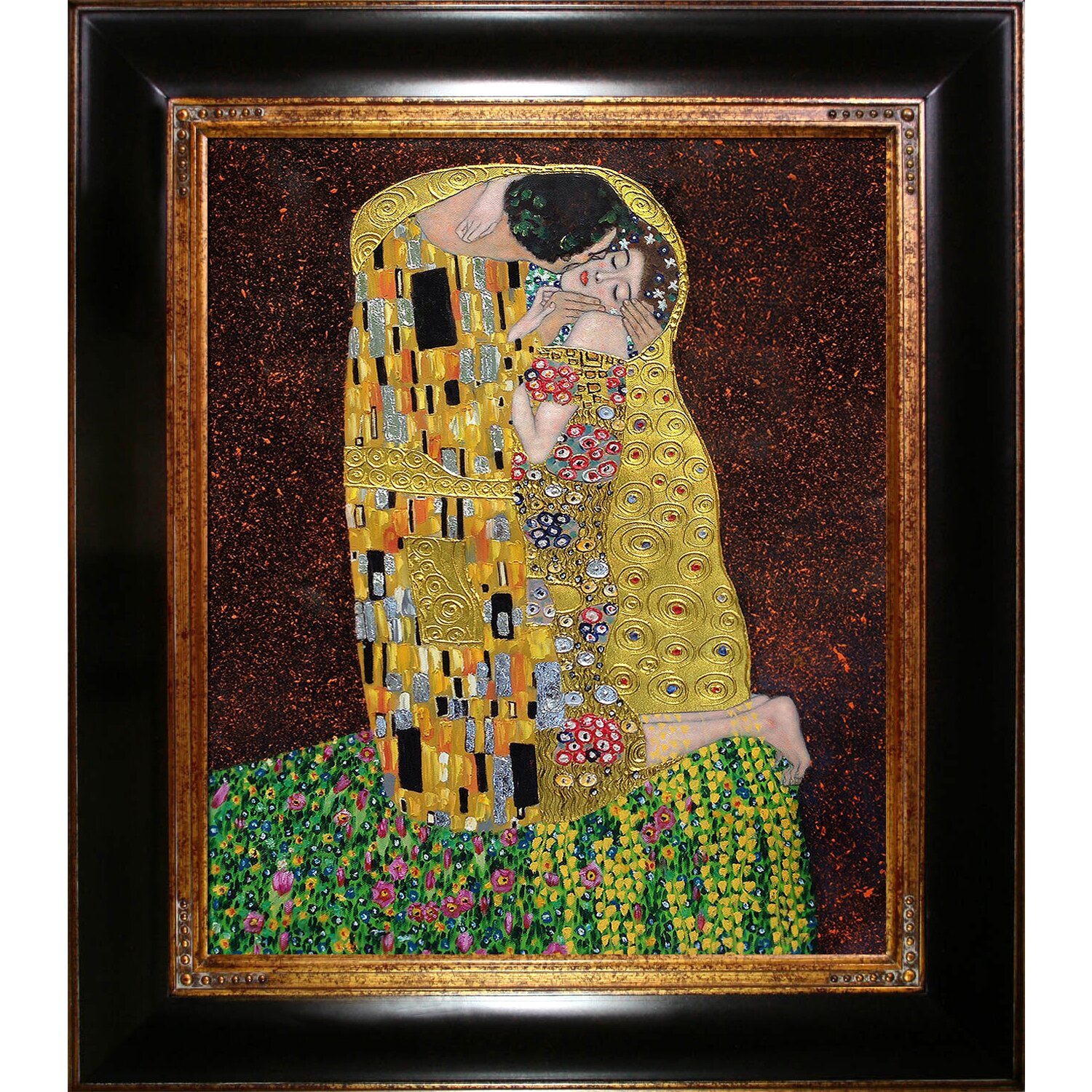 Tori Home The Kiss by Gustav Klimt Framed Original Painting & Reviews ...