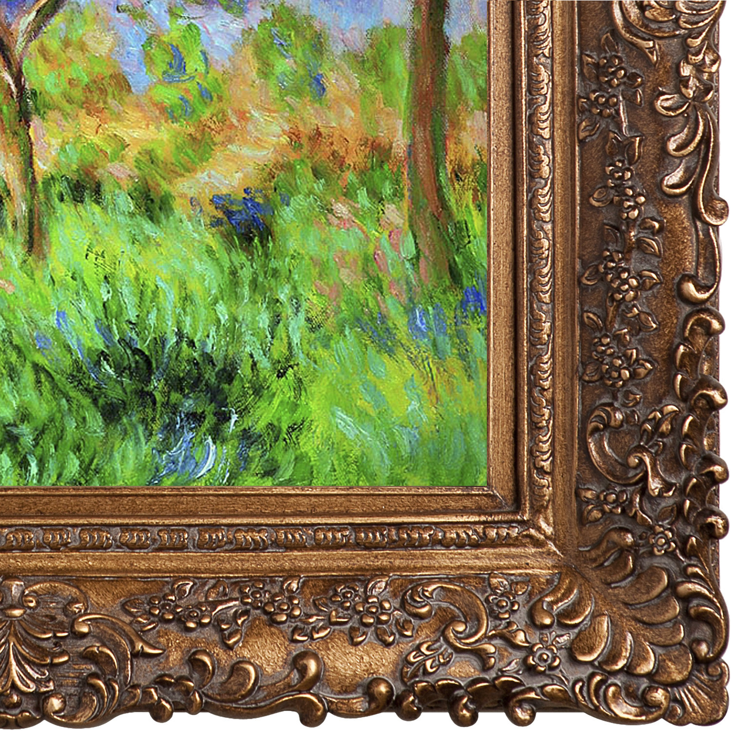 Tori Home Giverny in Springtime by Claude Monet Framed Painting Print ...