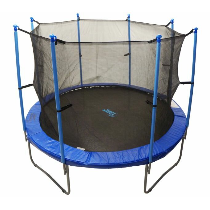 Upper Bounce 14' Round Trampoline Net Using 8 Poles or 4 Arches ...