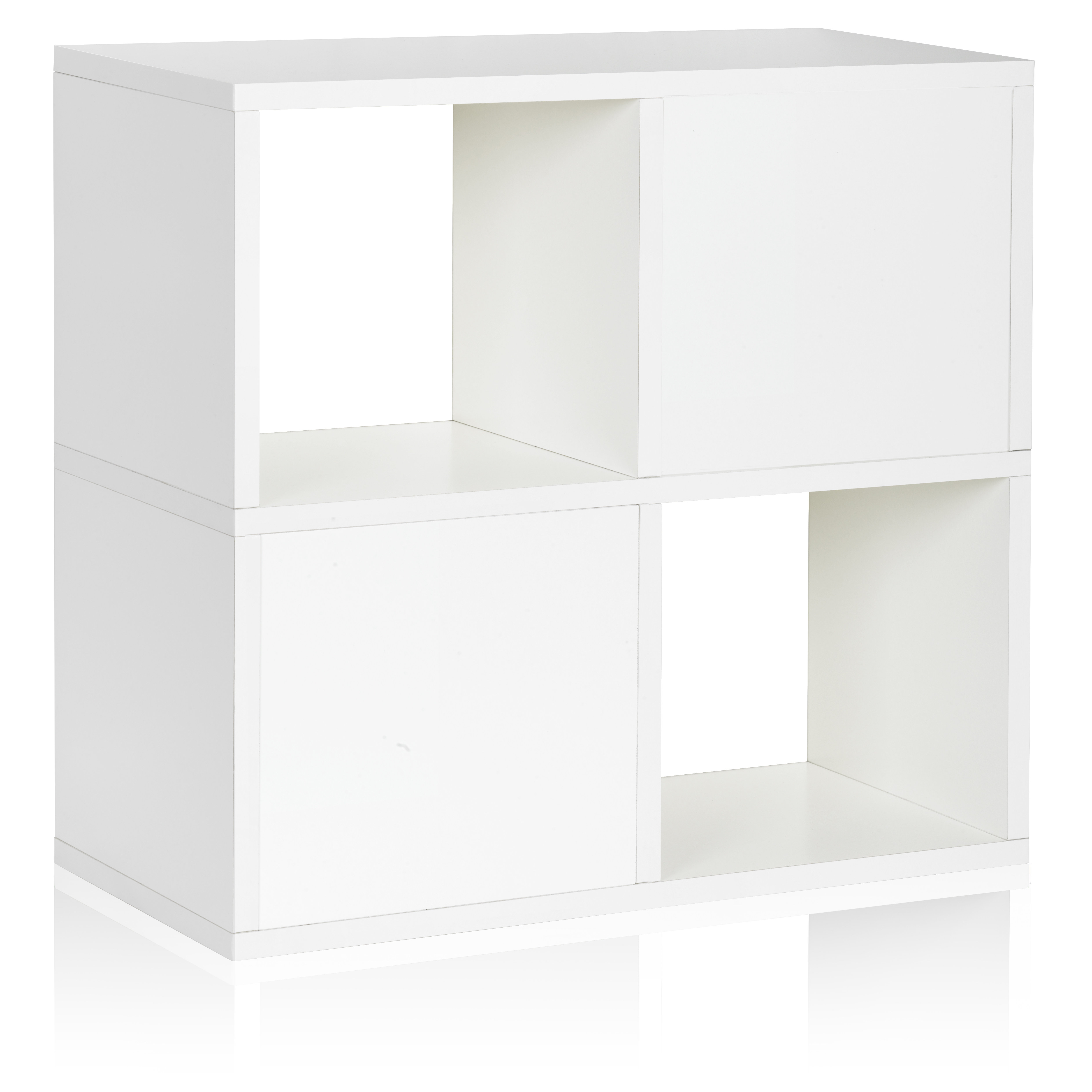 Way Basics zBoard Storage Quad 25"Cube Unit Bookcase & Reviews Wayfair