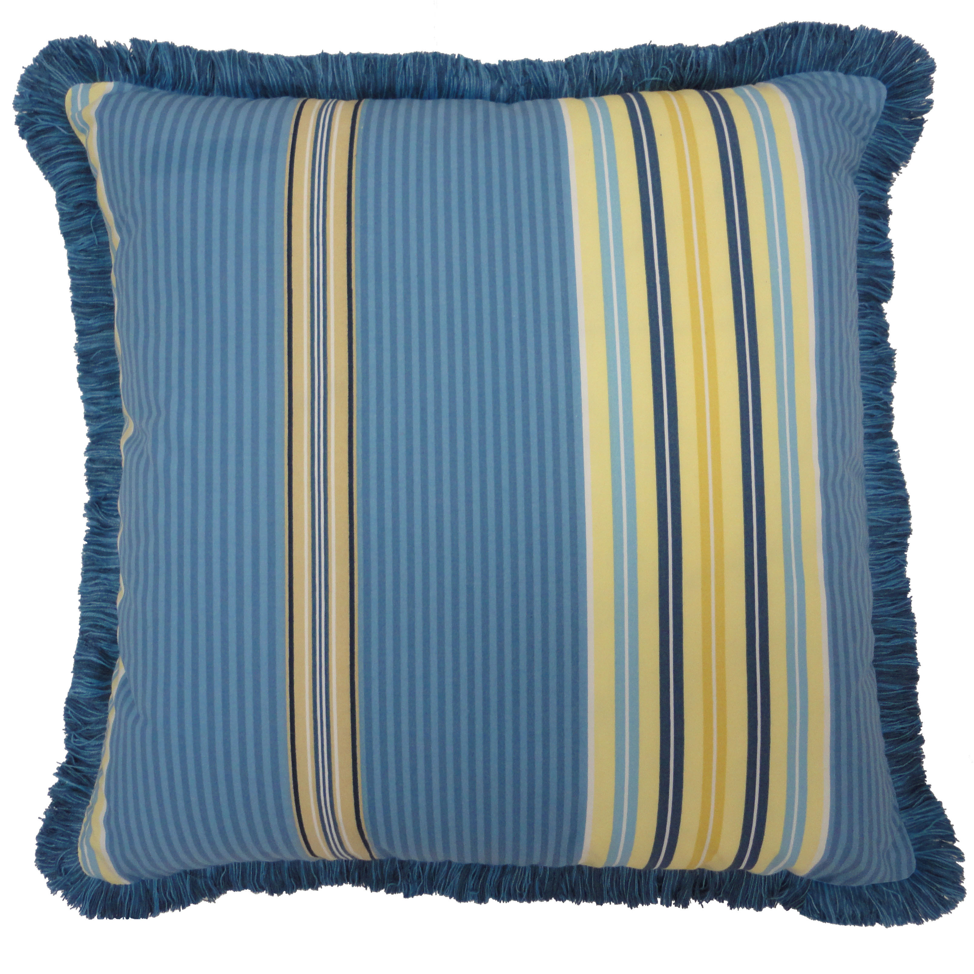 Waverly Imperial Dress Garden Path Striped Reversible Cotton Throw Pillow & Reviews Wayfair