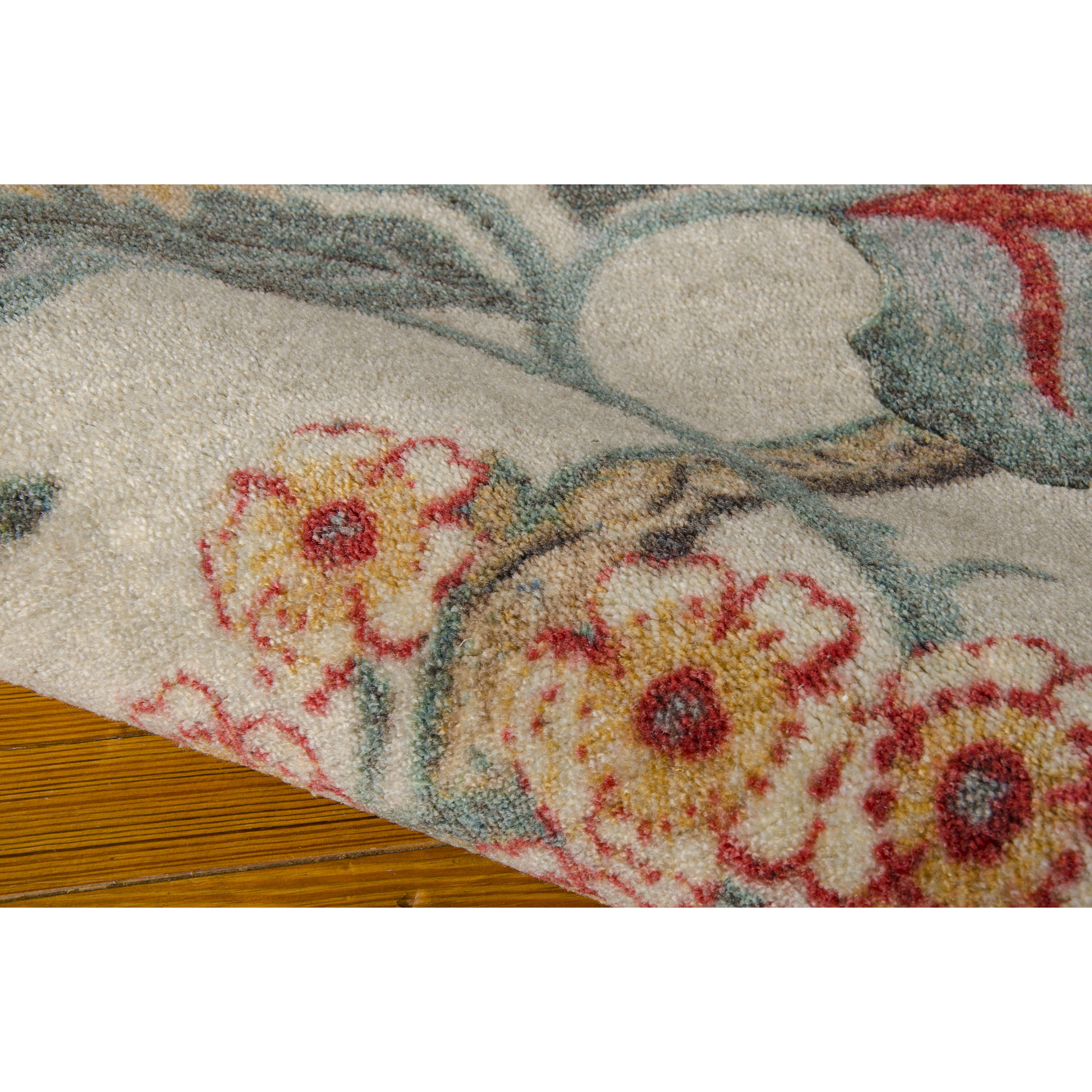 Waverly Artisinal Delight "Graceful Garden" Poppy Area Rug Wayfair