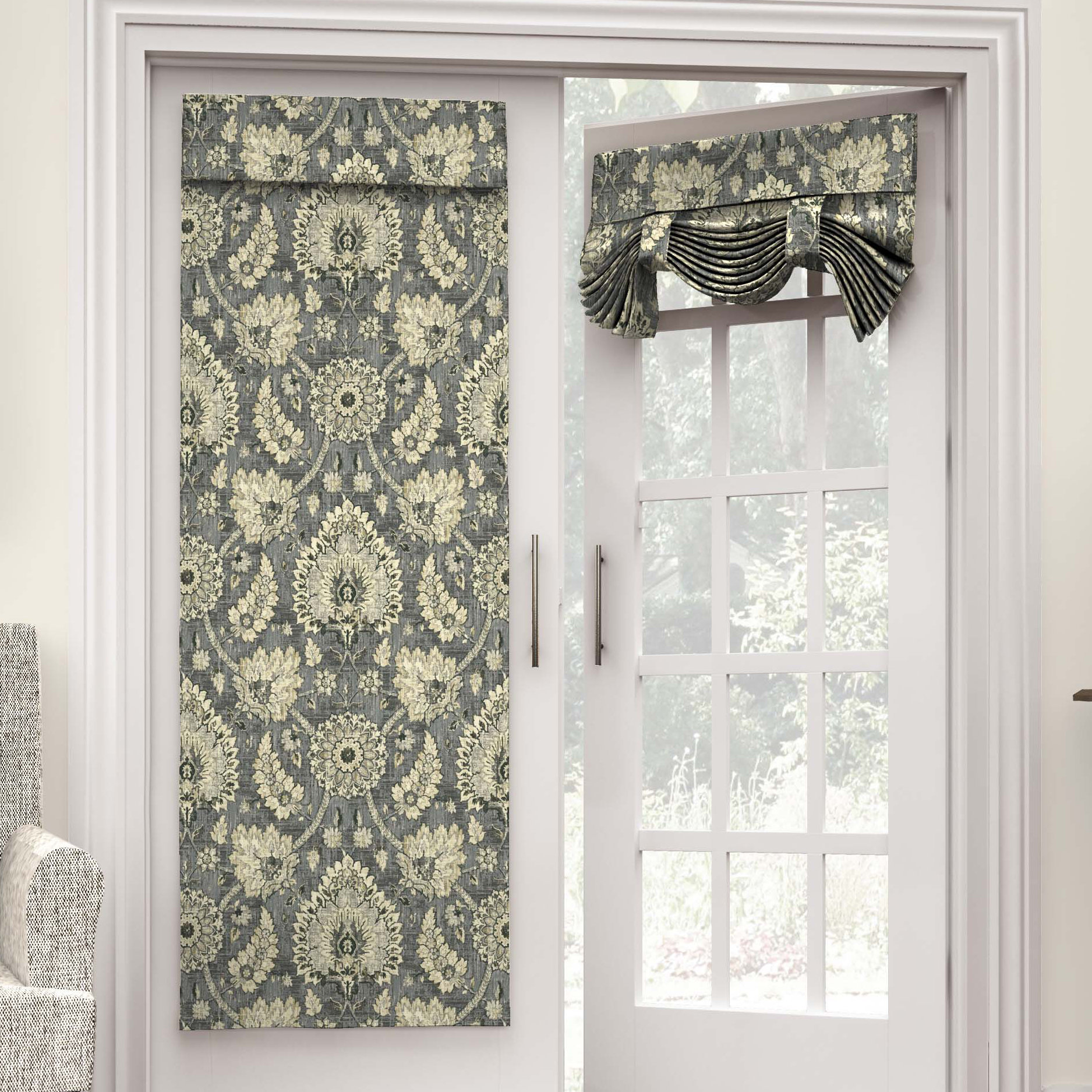 Waverly Clifton Hall French Door Single Curtain Panel 