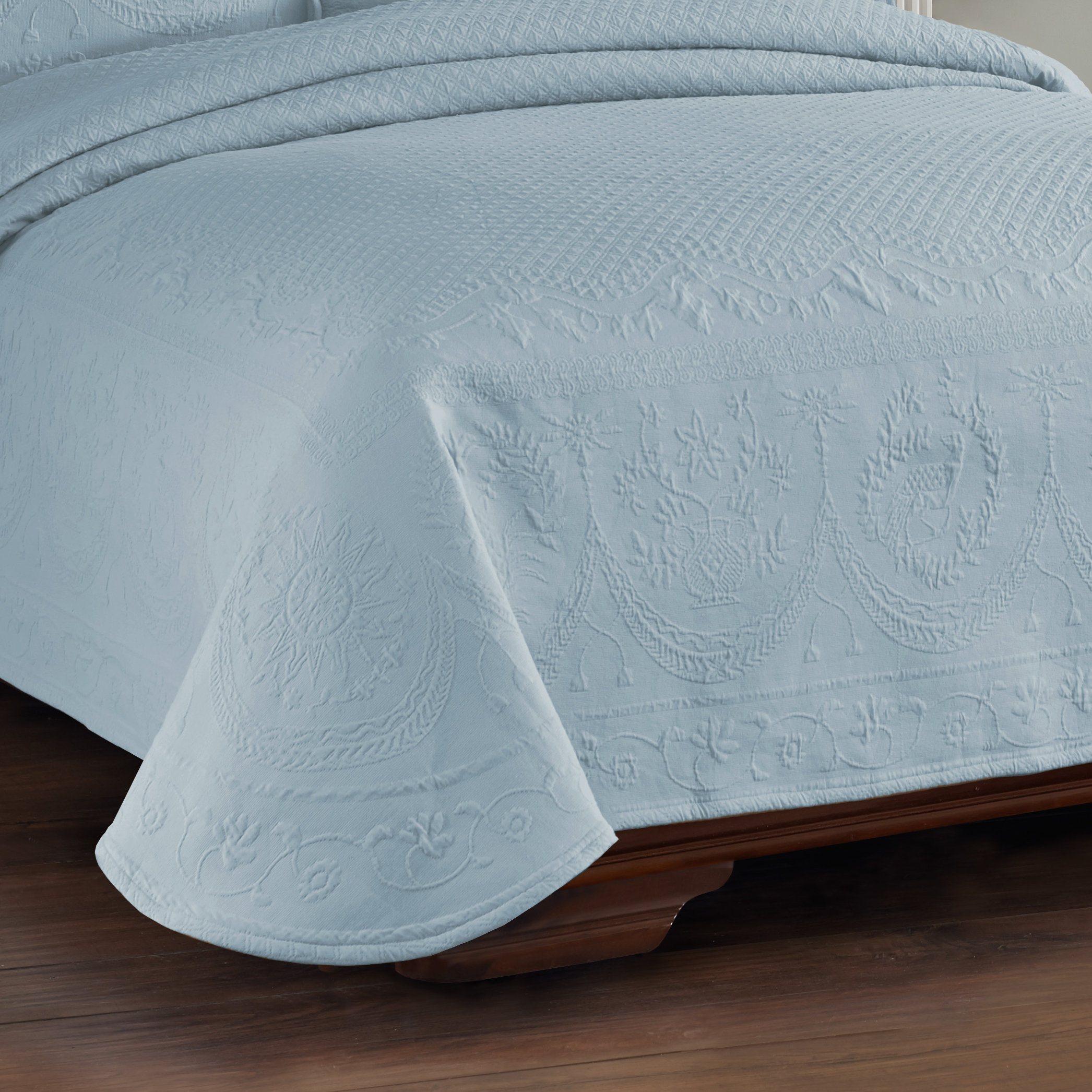 Historic Charleston King Charles Matelasse Coverlet & Reviews Wayfair