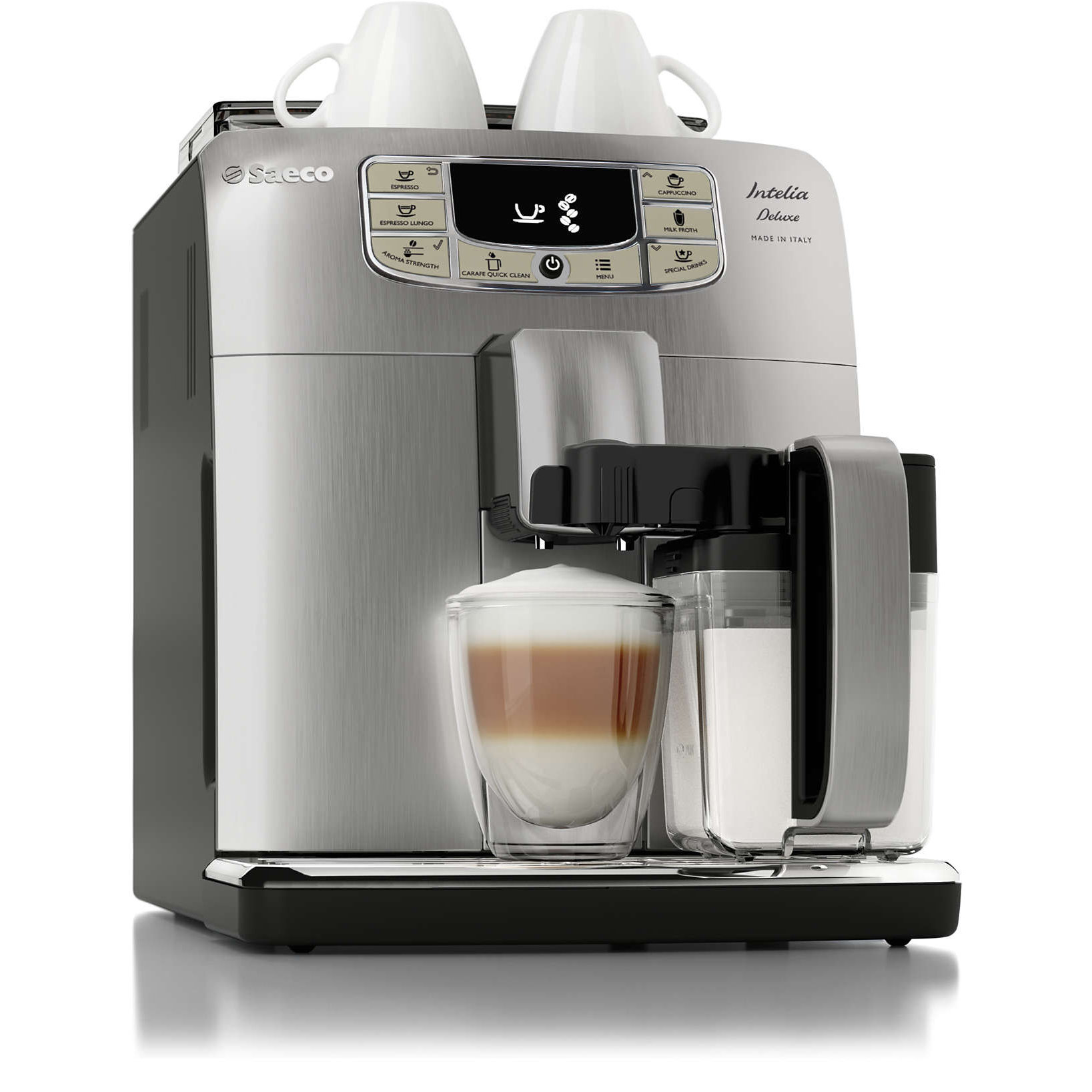 Saeco Intelia Deluxe Super Automatic Coffee/Espresso Maker Wayfair